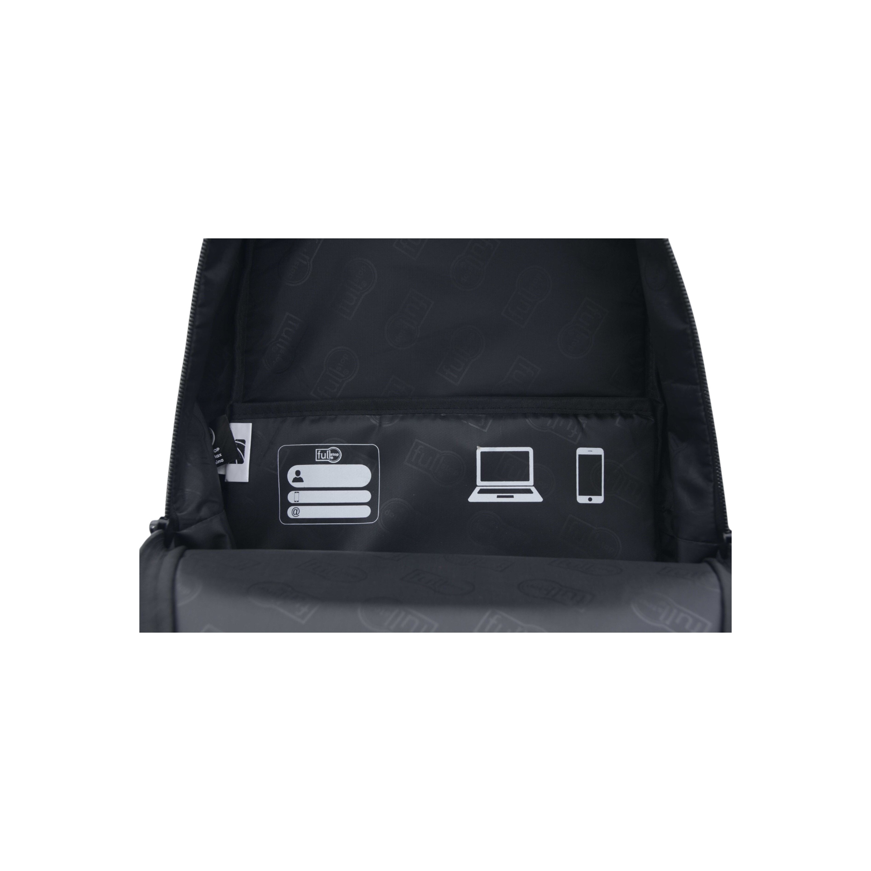 شنطة ظهر بألواح بحمّالات قابلة للتعديل وسحاب إغلاق من فول ستوب - 6×12×21 سم-school-bagsandbackpacks-backpacks-image-4