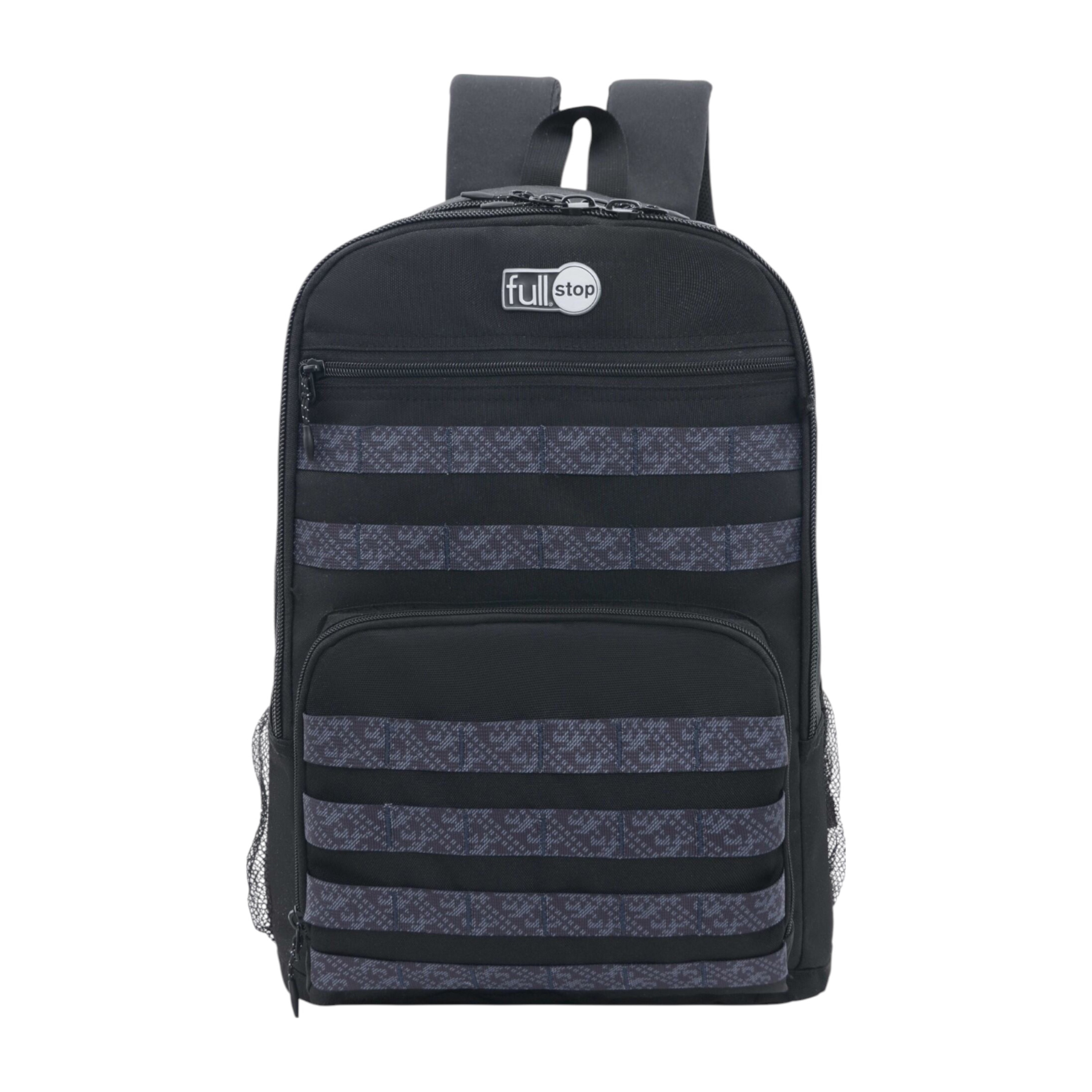 شنطة ظهر بألواح وحمالات قابلة للتعديل وسحاب إغلاق من فول ستوب - 6×12×21 سم-school-bagsandbackpacks-backpacks-image-1