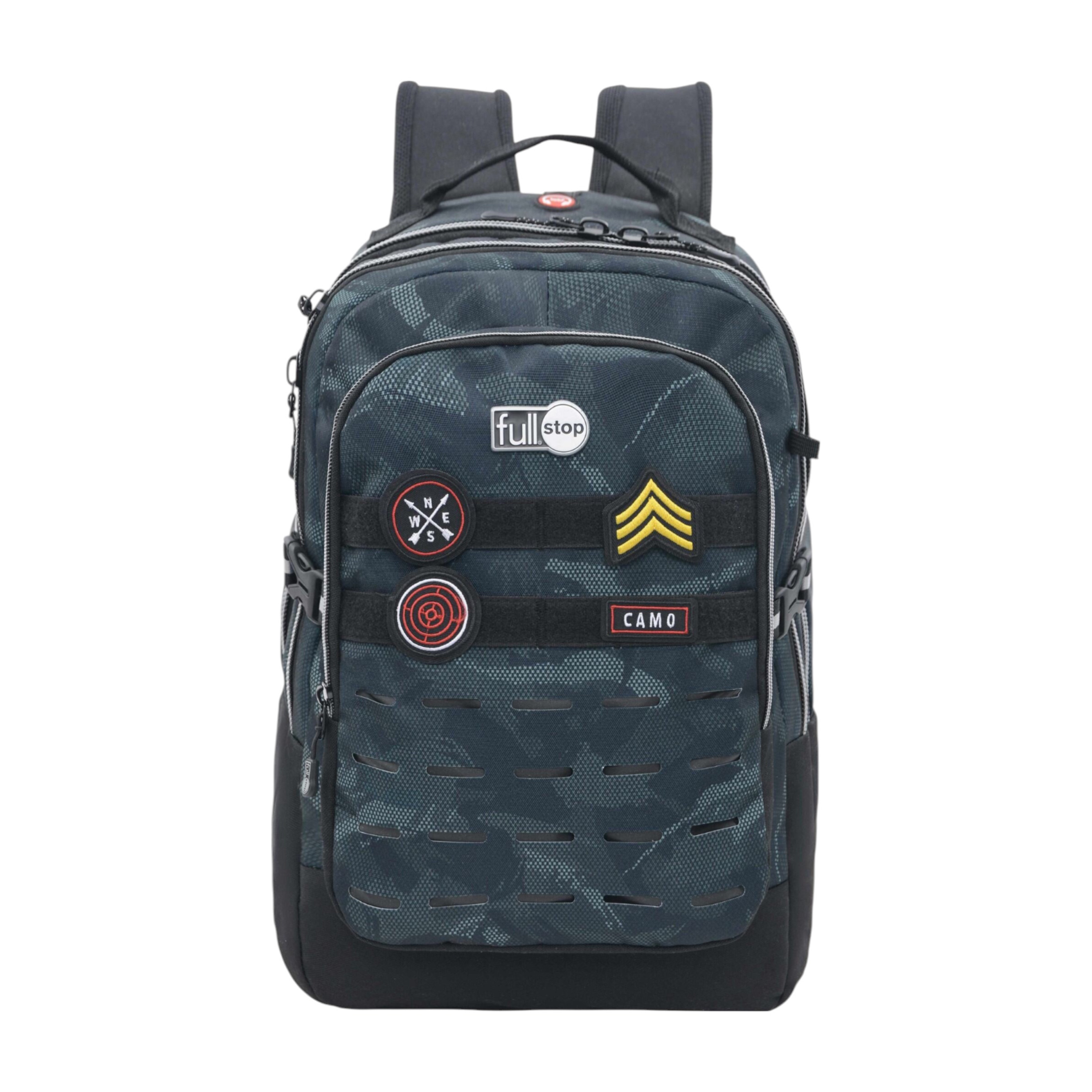 شنطة مدرسية بطبعات وحمالات كتف قابلة للتعديل من فول ستوب - 12×21 سم-school-bagsandbackpacks-backpacks-image-1