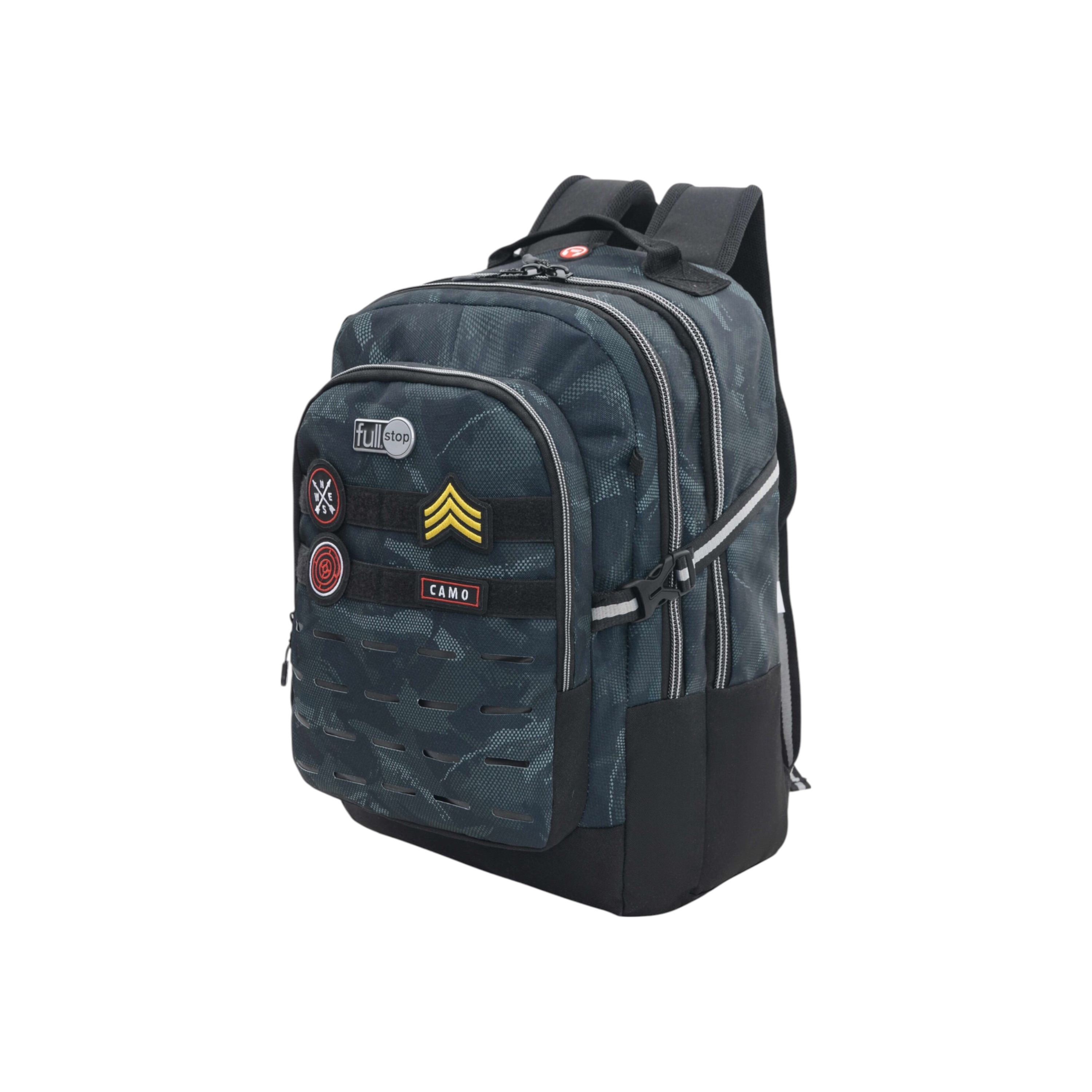 شنطة مدرسية بطبعات وحمالات كتف قابلة للتعديل من فول ستوب - 12×21 سم-school-bagsandbackpacks-backpacks-image-2