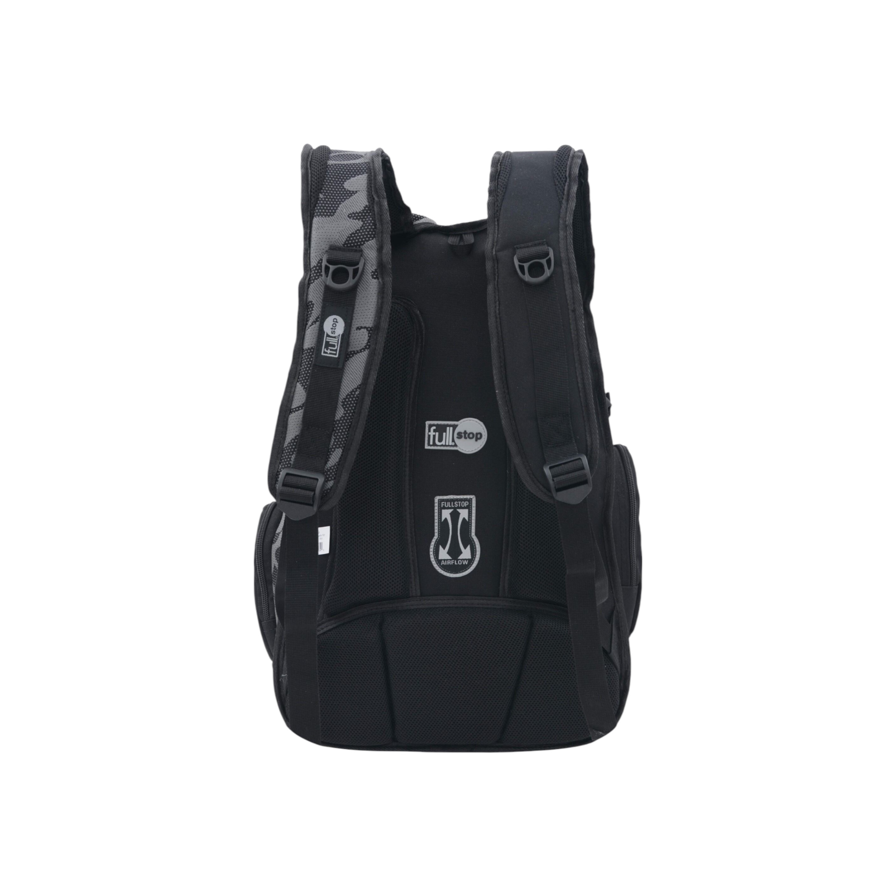 شنطة ظهر بألواح مع حمّالات قابلة للتعديل وسحاب إغلاق من فول ستوب - 6×12×21 سم-school-bagsandbackpacks-backpacks-image-4
