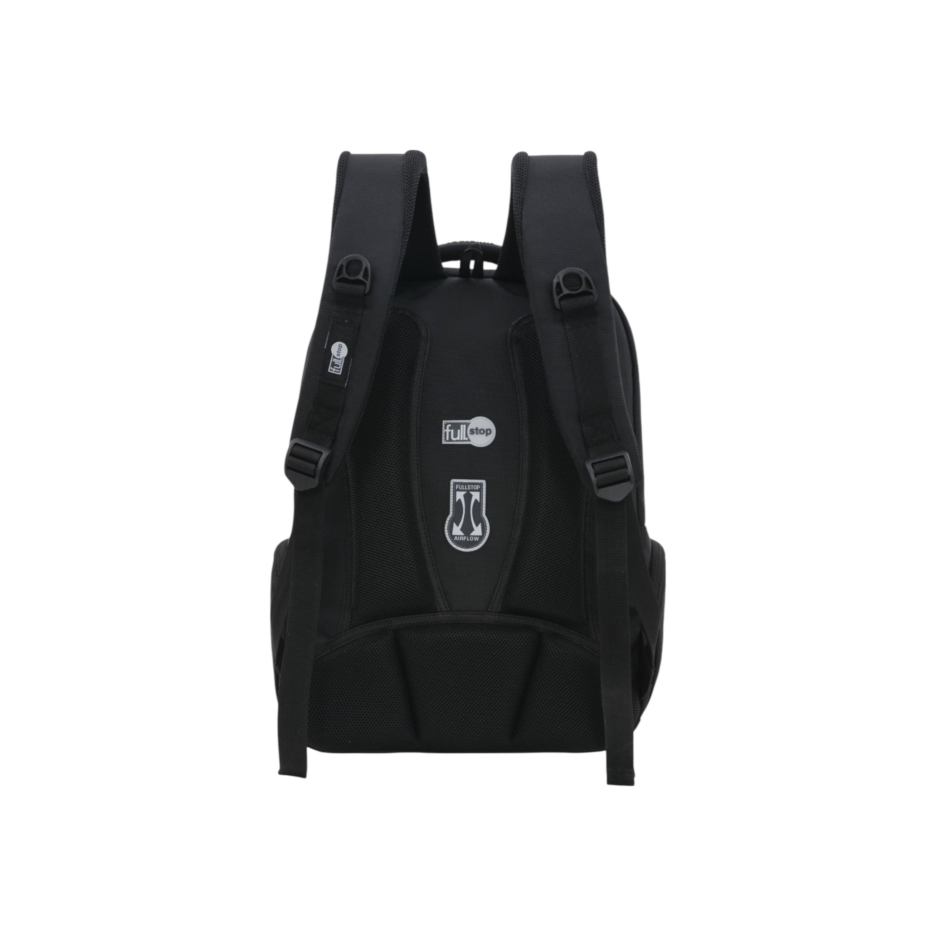 Full Stop Solid Backpack with Adjustable Straps and Zip Closure - 6x12x21 cms-school-bagsandbackpacks-backpacks-image-3