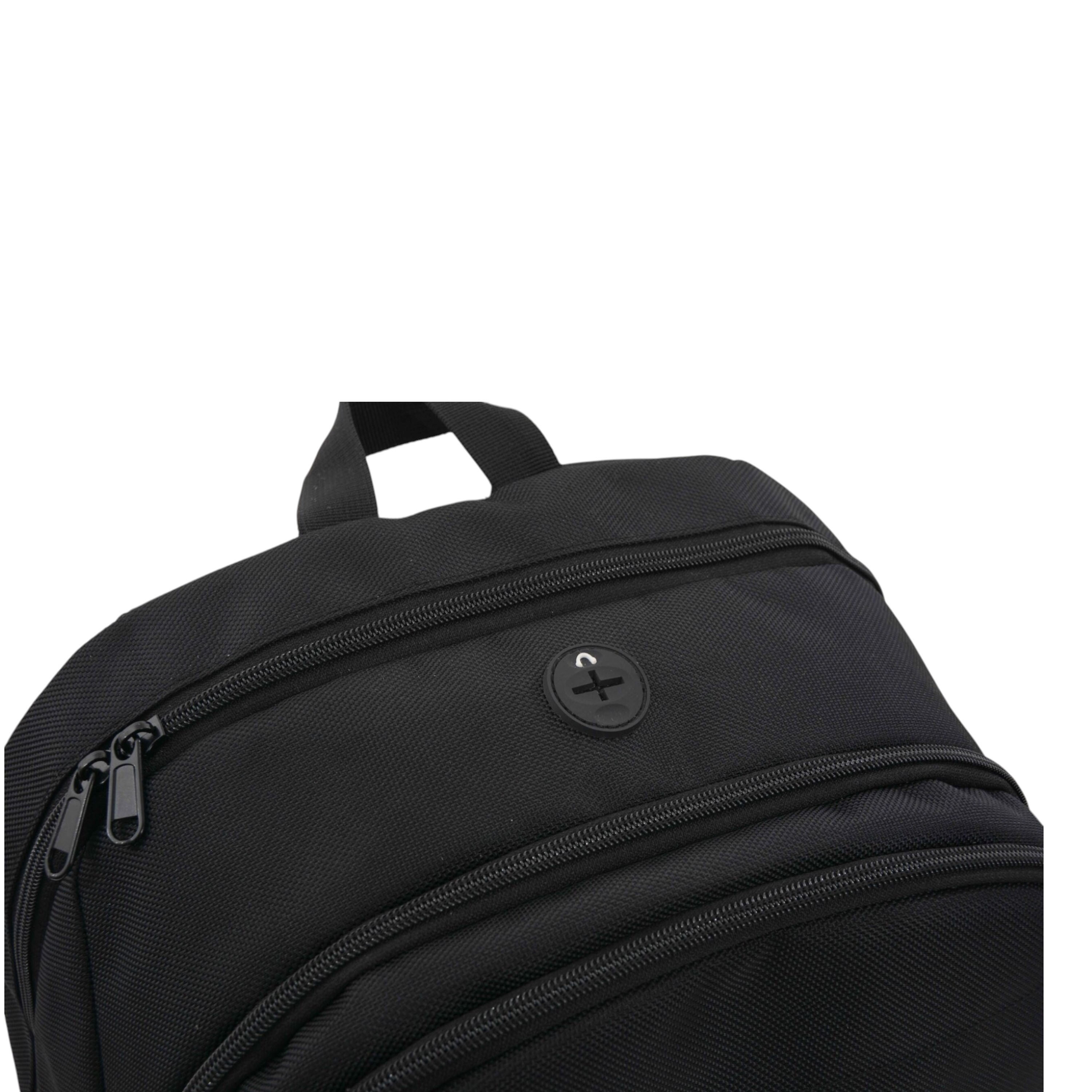 شنطة ظهر سادة بحمالات قابلة للتعديل وسحاب إغلاق من فول ستوب - 6x12x21 سم-school-bagsandbackpacks-backpacks-image-4