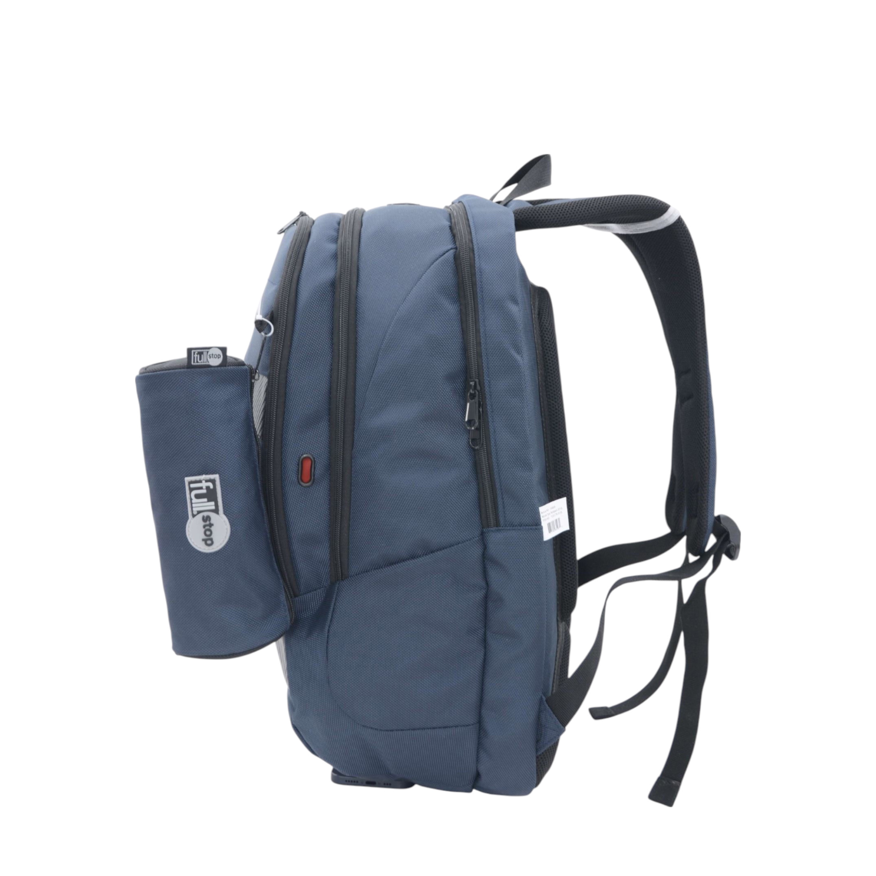 شنطة مدرسية سادة بحمالات كتف قابلة للتعديل من فول ستوب - 12×21 سم-school-bagsandbackpacks-backpacks-image-3