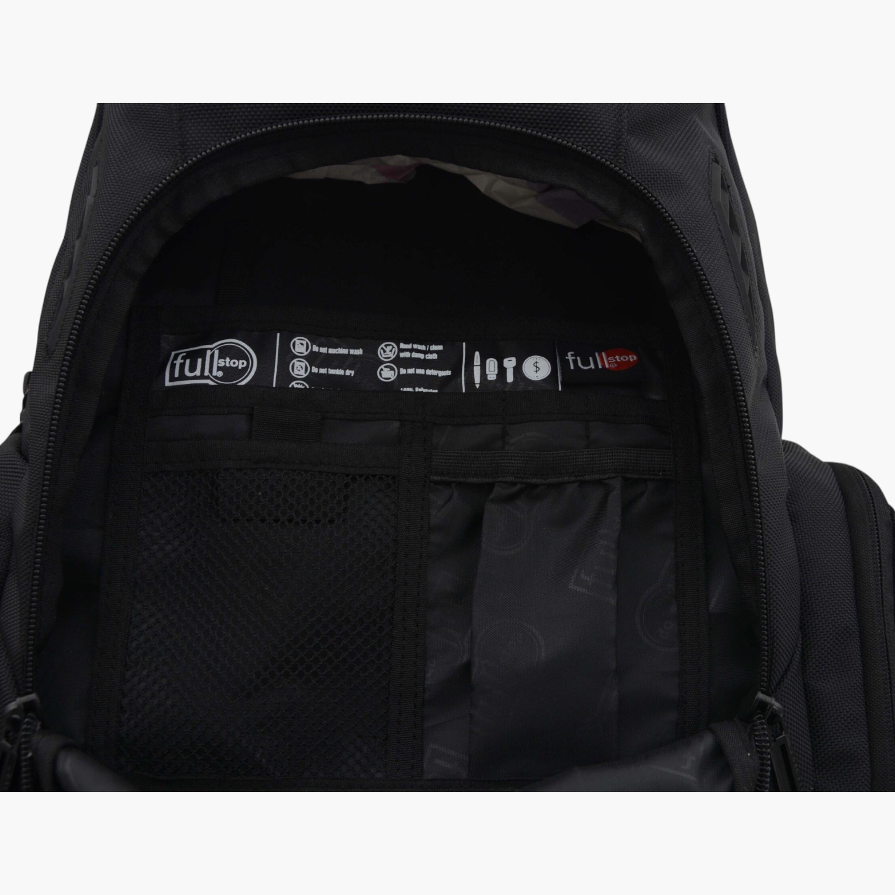 شنطة ظهر سادة بحمالات قابلة للتعديل وسحاب إغلاق من فول ستوب - 6x12x21 سم-school-bagsandbackpacks-backpacks-image-4
