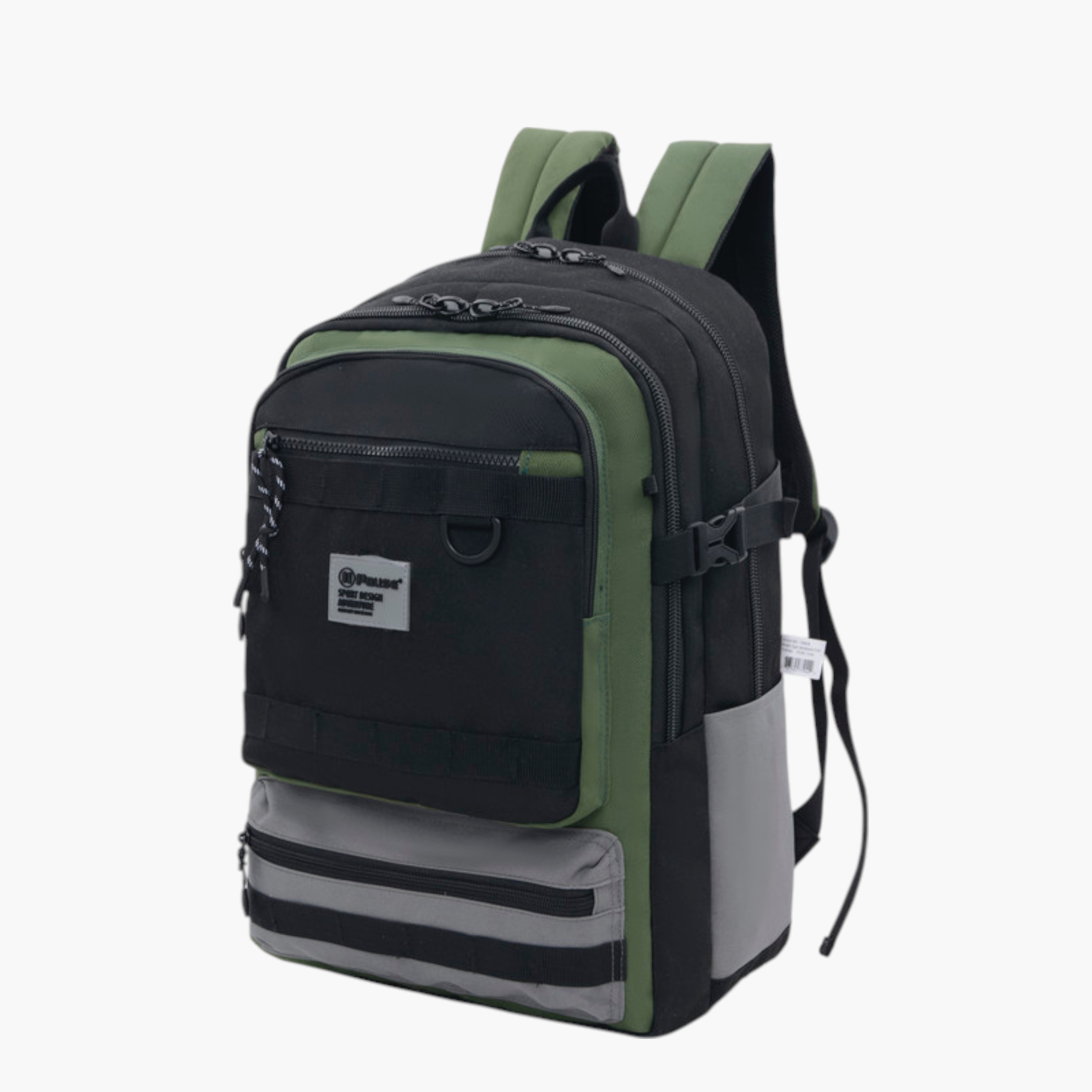 PAUSE Colourblock School Backpack with Adjustable Shoulder Straps - 12x21 cms-school-bagsandbackpacks-backpacks-image-2