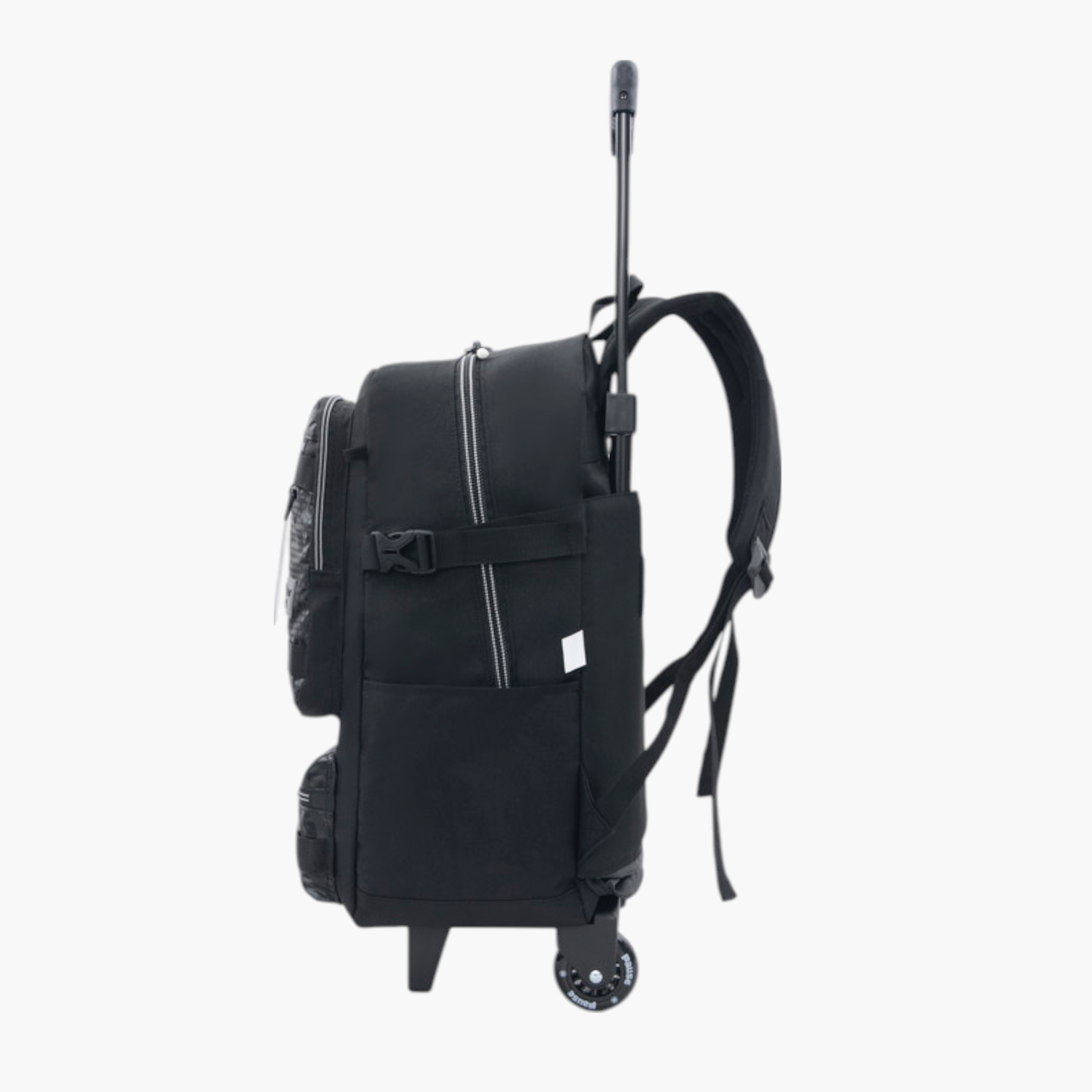 شنطة ظهر مدرسية بعجلات بطبعات ومقبض قابل للسحب من بوز- 27×10×31 سم-school-bagsandbackpacks-trolleybags-image-3