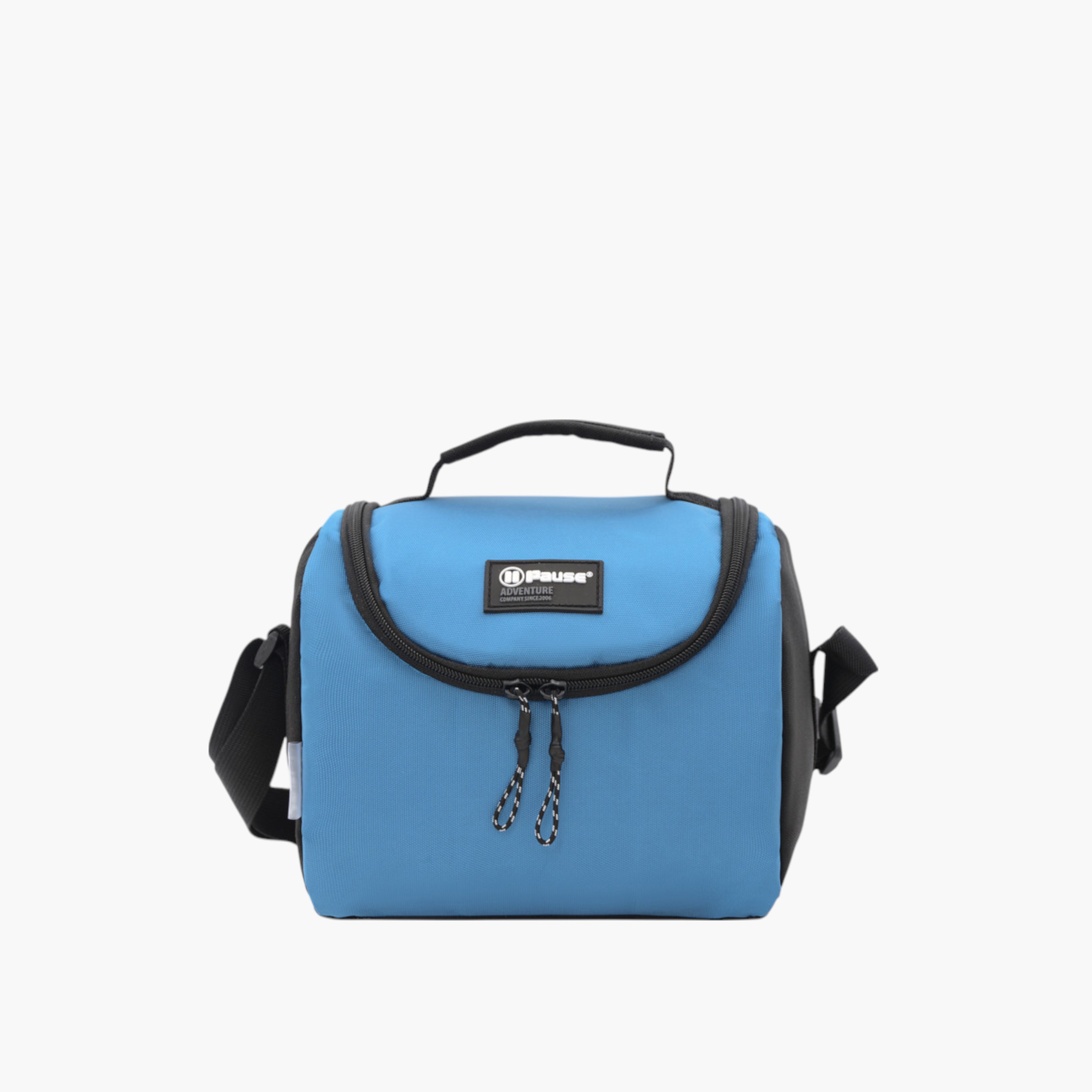 PAUSE Solid Insulated Lunch Bag with Zip Closure-school-lunchessentials-lunchbags-image-1