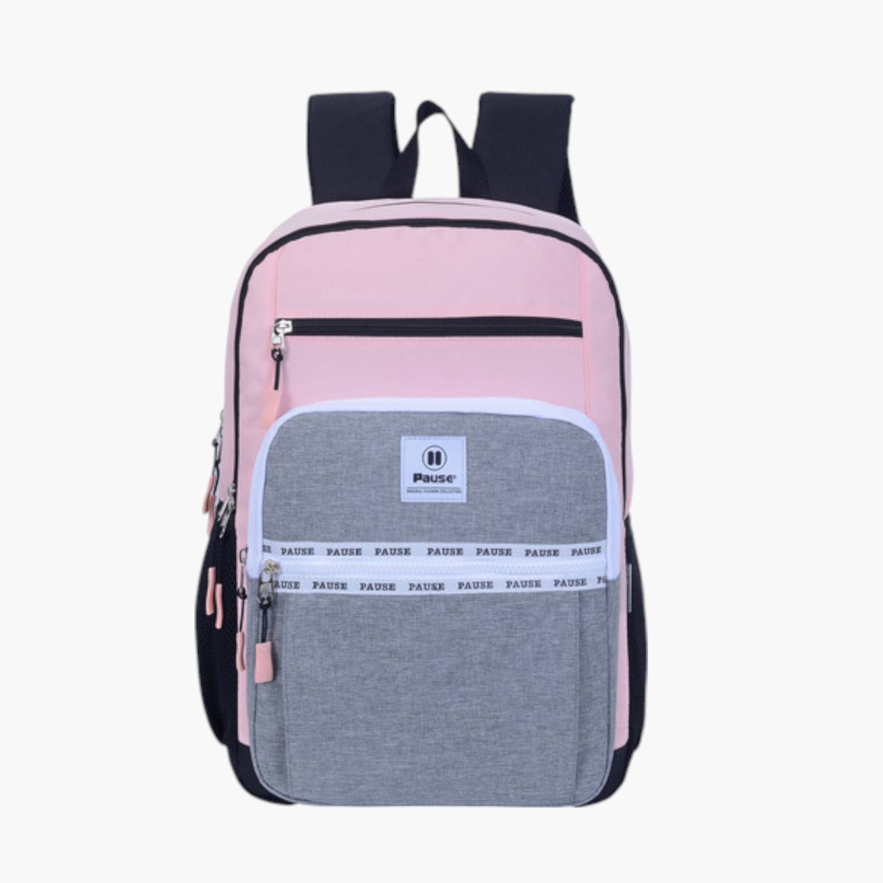 شنطة ظهر مدرسية بحمالات كتف قابلة للتعديل وقوالب ملونة من بوز - 12x21سم-school-bagsandbackpacks-backpacks-image-1