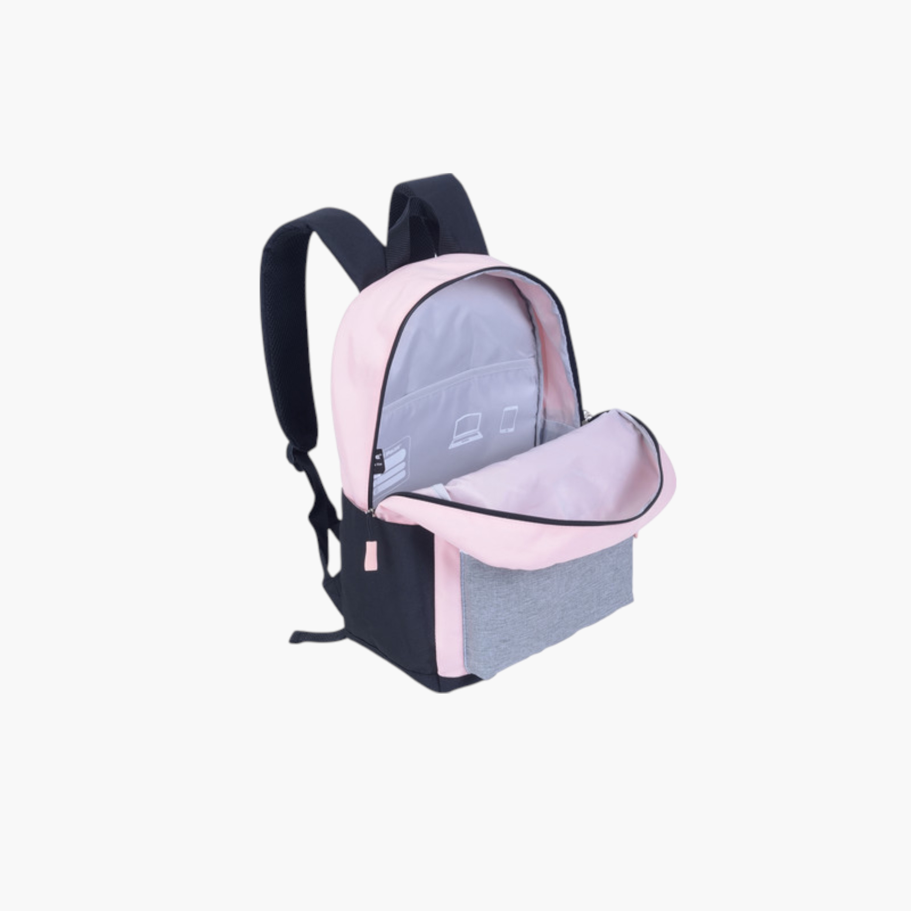 شنطة ظهر مدرسية بحمالات كتف قابلة للتعديل وقوالب ملونة من بوز - 12x21سم-school-bagsandbackpacks-backpacks-image-2