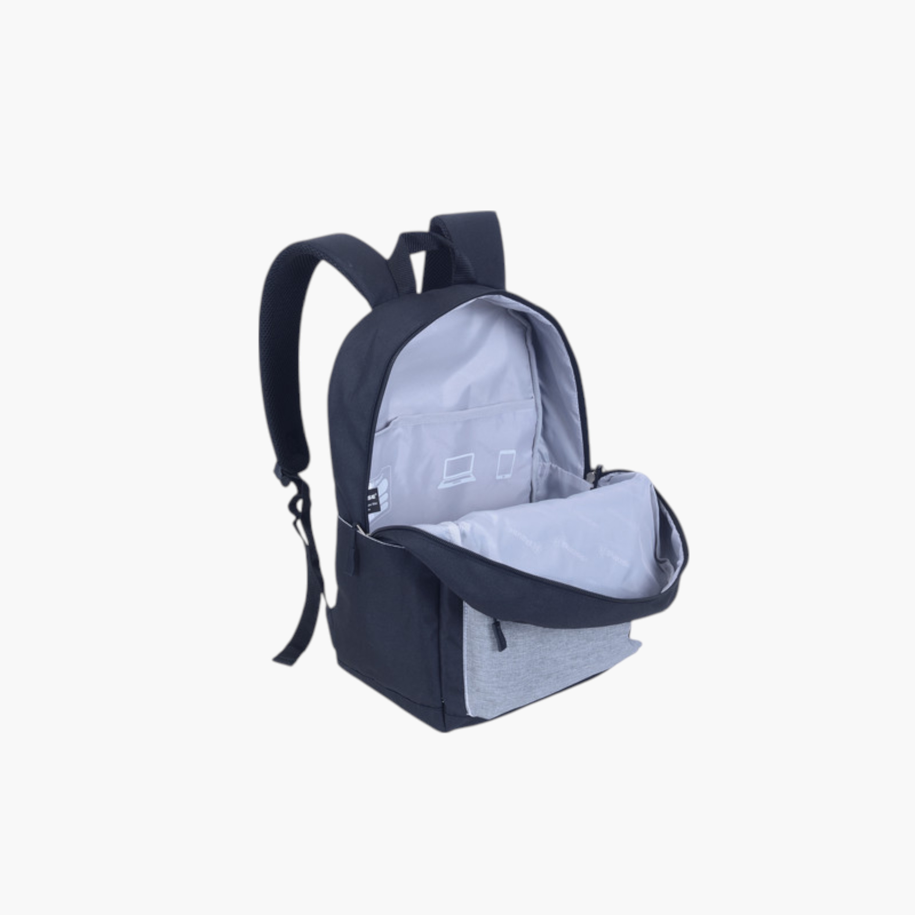 شنطة ظهر مدرسية بحمالات كتف قابلة للتعديل وقوالب ملونة من بوز - 12x21سم-school-bagsandbackpacks-backpacks-image-4