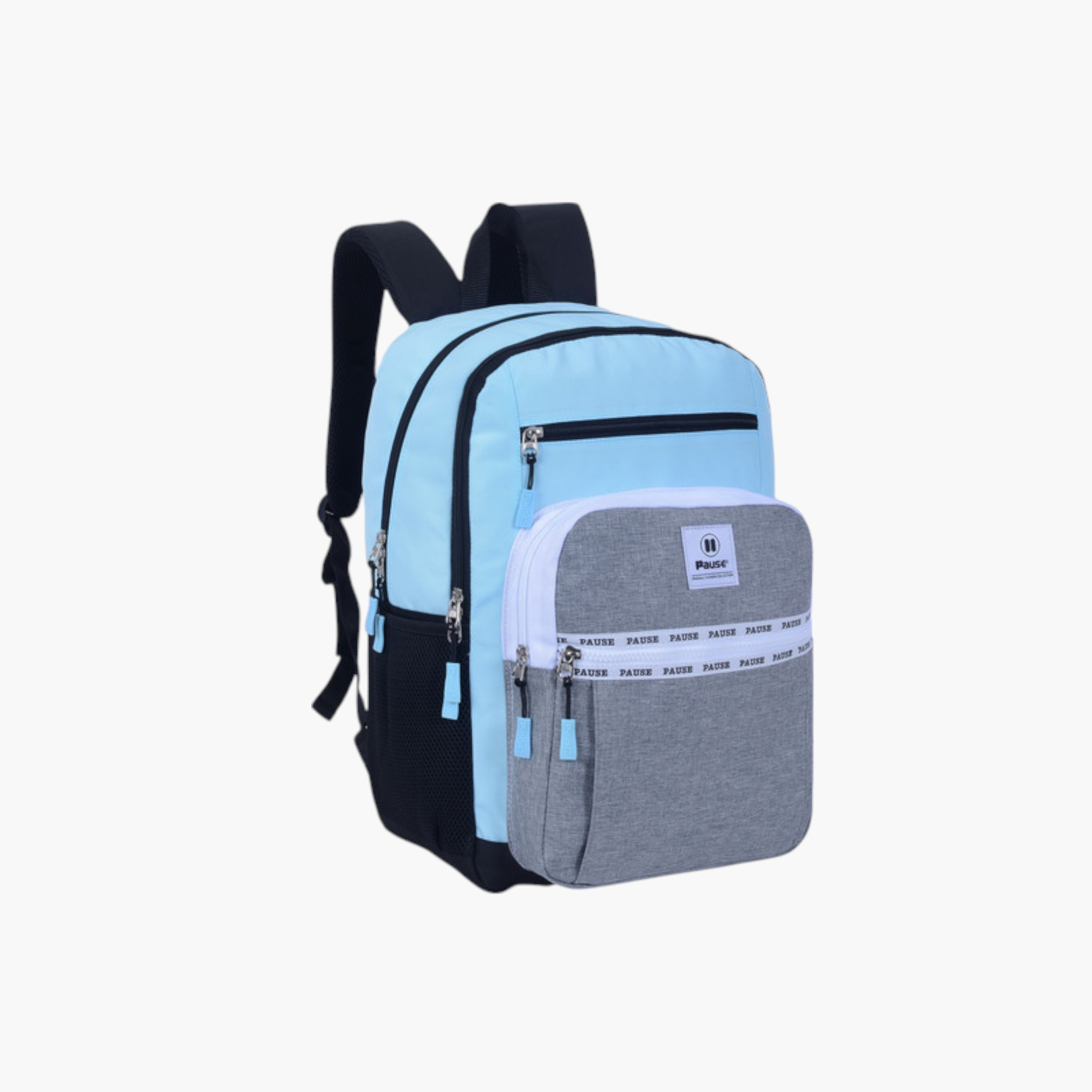PAUSE Colourblock School Backpack with Adjustable Shoulder Straps - 12x21 cms-school-bagsandbackpacks-backpacks-image-2