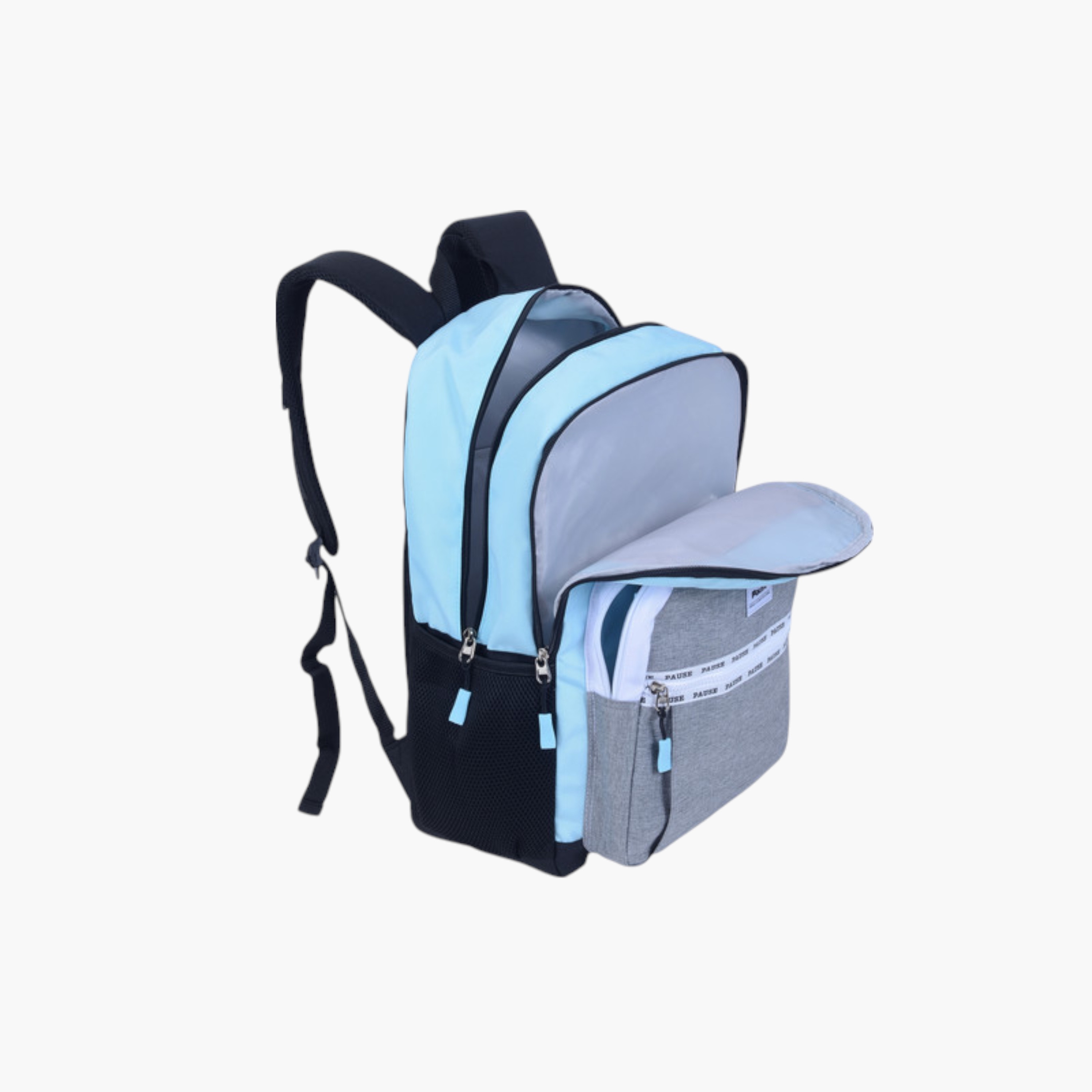 PAUSE Colourblock School Backpack with Adjustable Shoulder Straps - 12x21 cms-school-bagsandbackpacks-backpacks-image-4