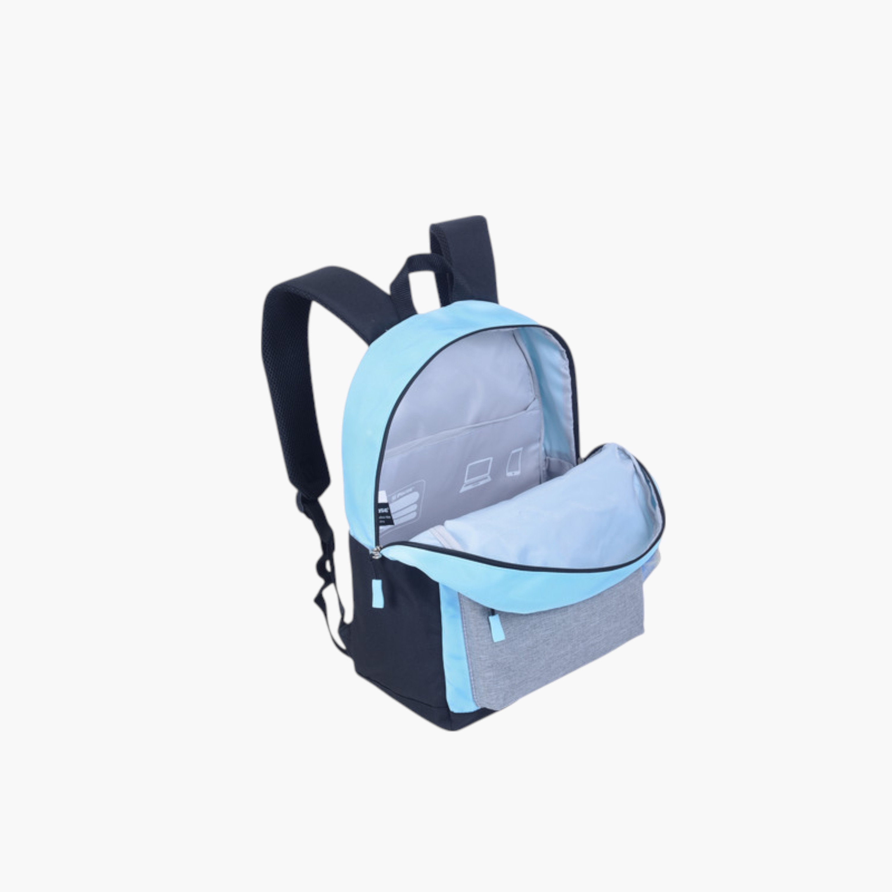 شنطة ظهر مدرسية بحمالات كتف قابلة للتعديل وقوالب ملونة من بوز - 12x21سم-school-bagsandbackpacks-backpacks-image-2