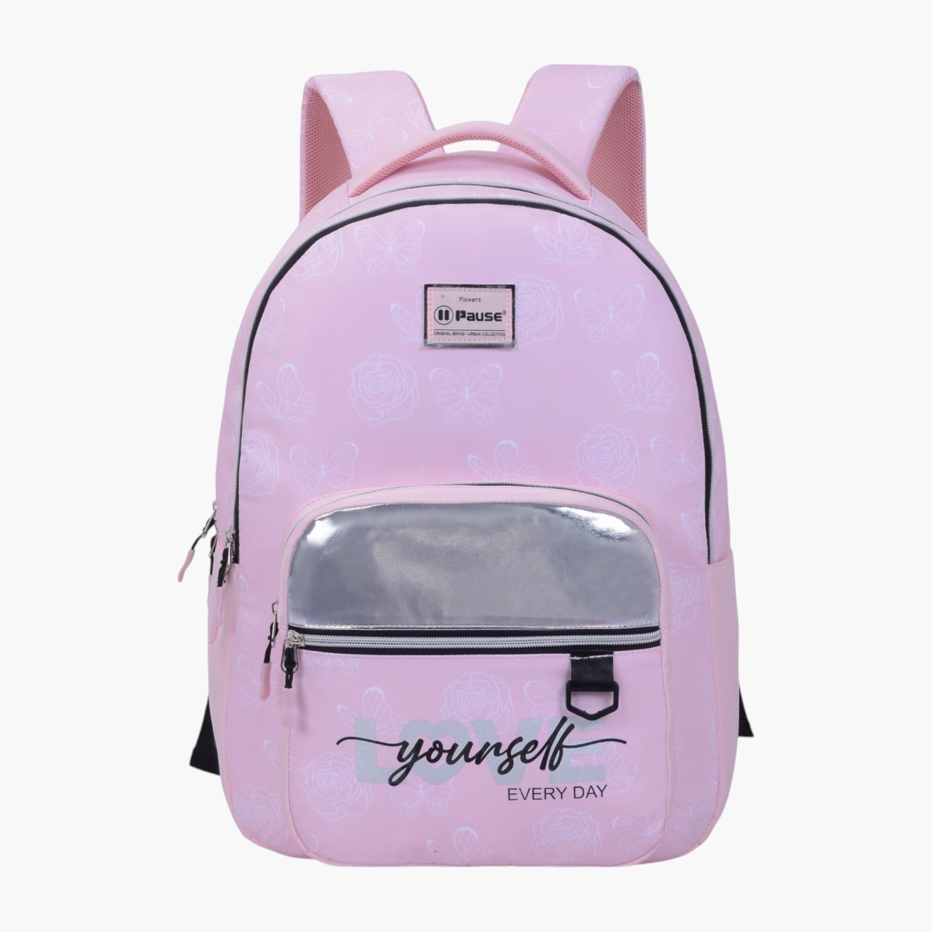 شنطة ظهر بأحزمة قابلة للتعديل وسحاب إغلاق وطبعات من بوز - 6x12x21 سم-school-bagsandbackpacks-backpacks-image-1
