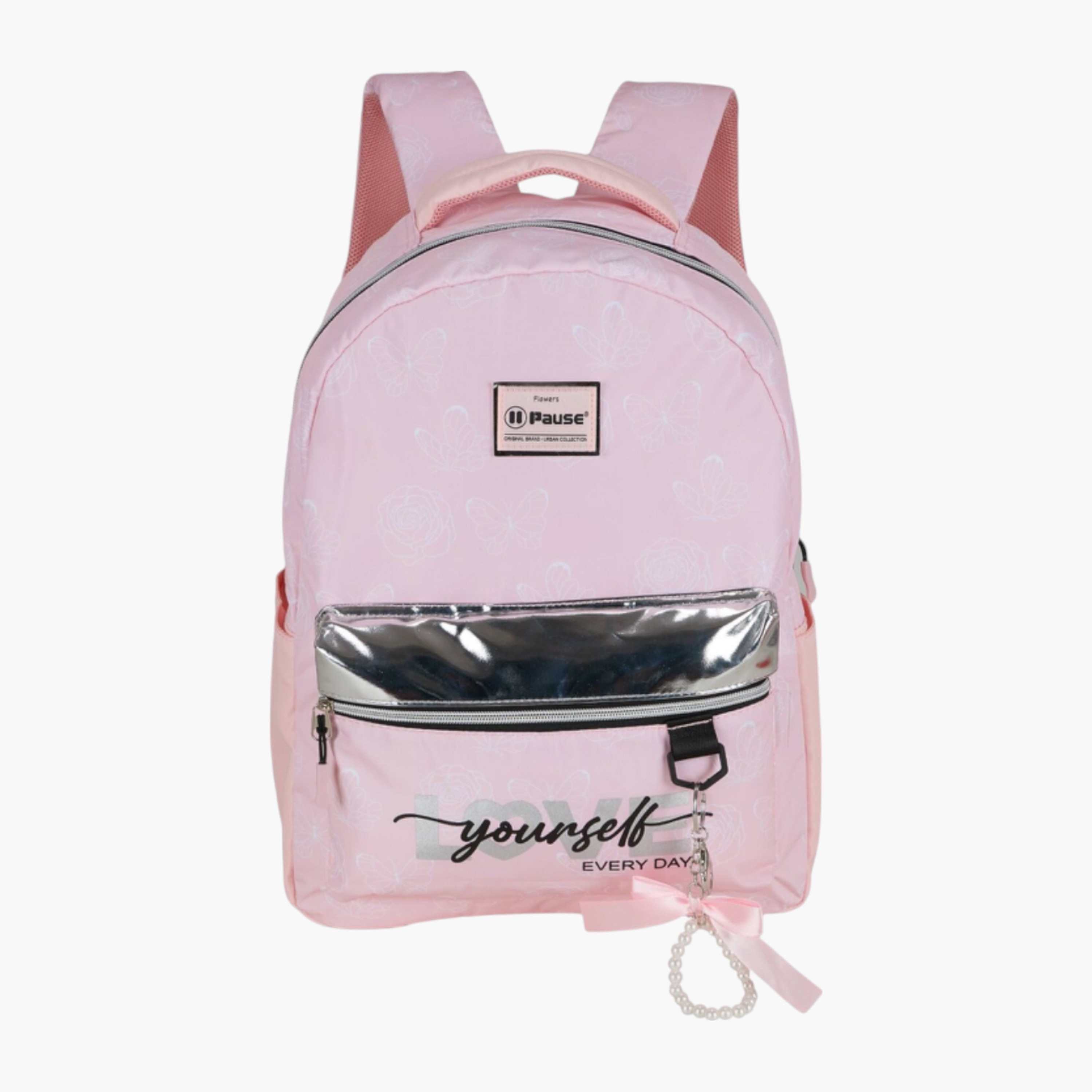 PAUSE Printed School Backpack with Adjustable Shoulder Straps - 12x21 cms-school-bagsandbackpacks-backpacks-image-1