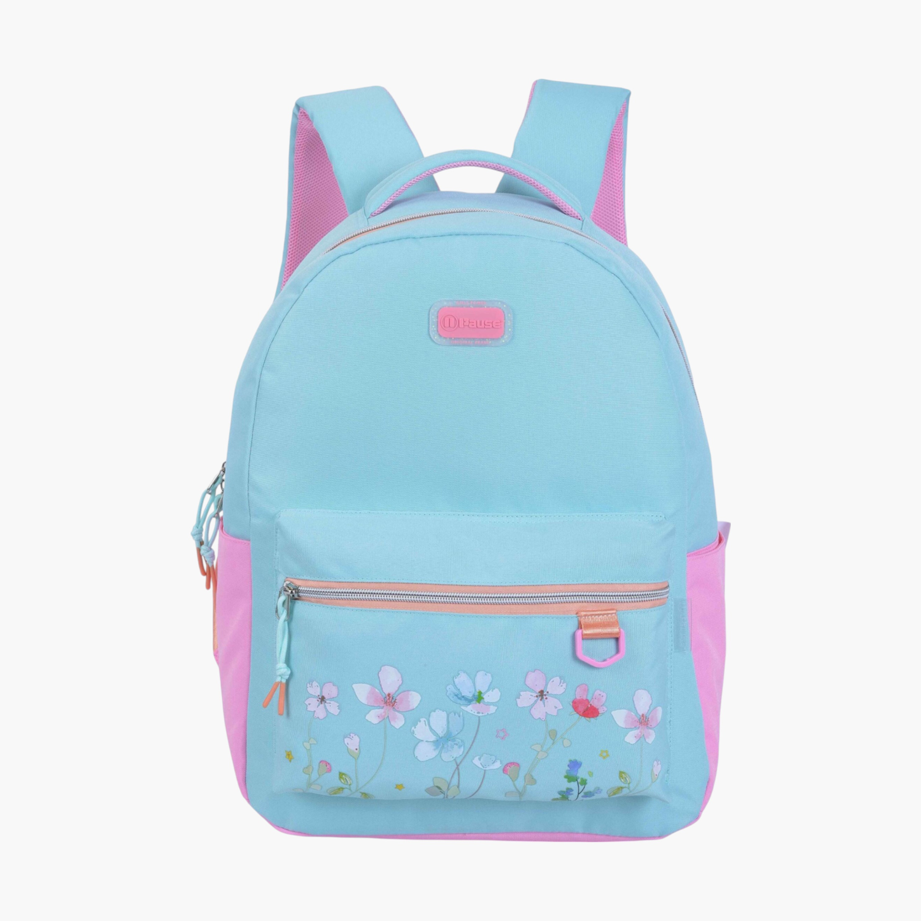 شنطة ظهر بطبعات زهور بحمالات كتف قابلة للتعديل من بوز - 12×21 سم-school-bagsandbackpacks-backpacks-image-1
