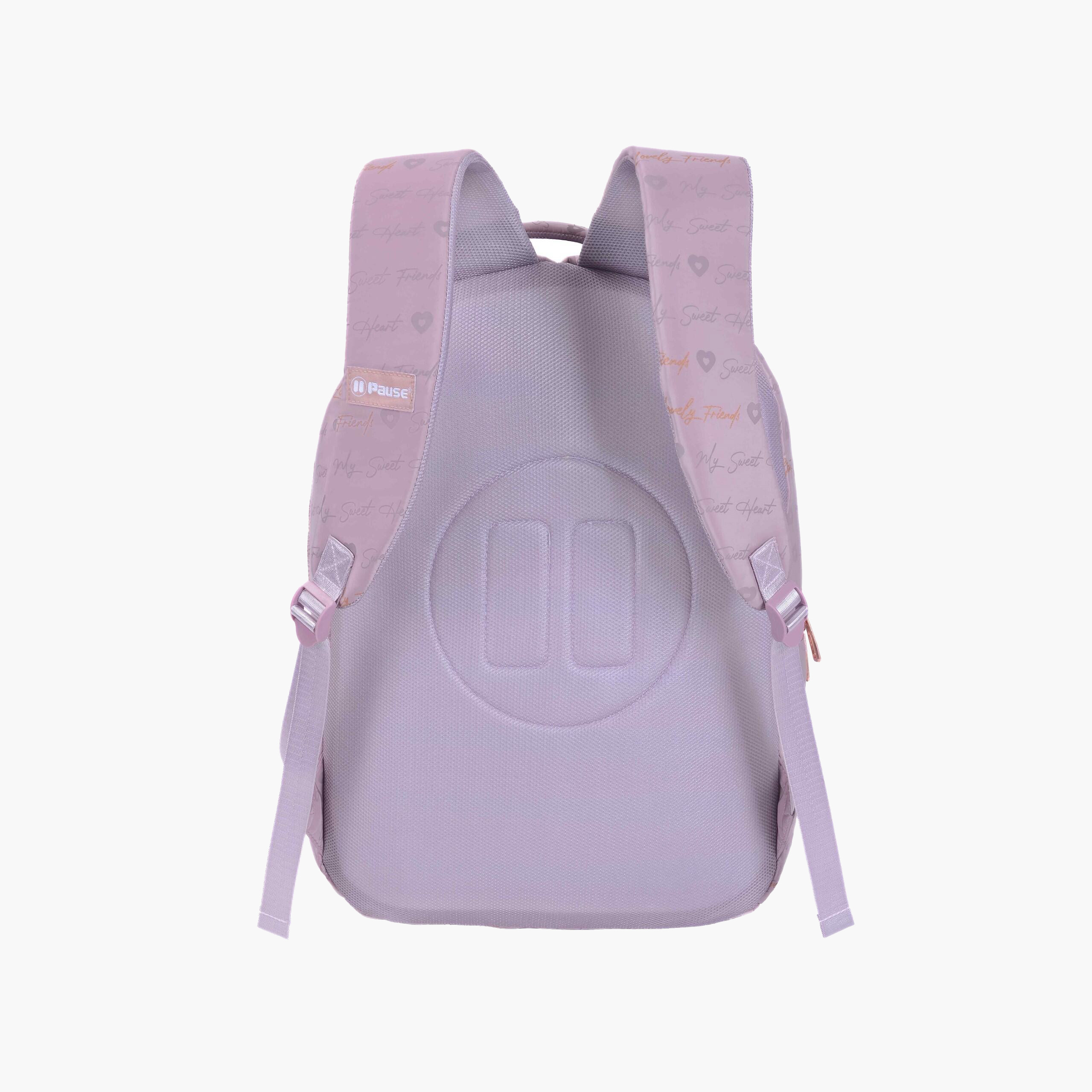PAUSE Printed Backpack with Adjustable Straps and Zip Closure - 6x12x21 cms-school-bagsandbackpacks-backpacks-image-2