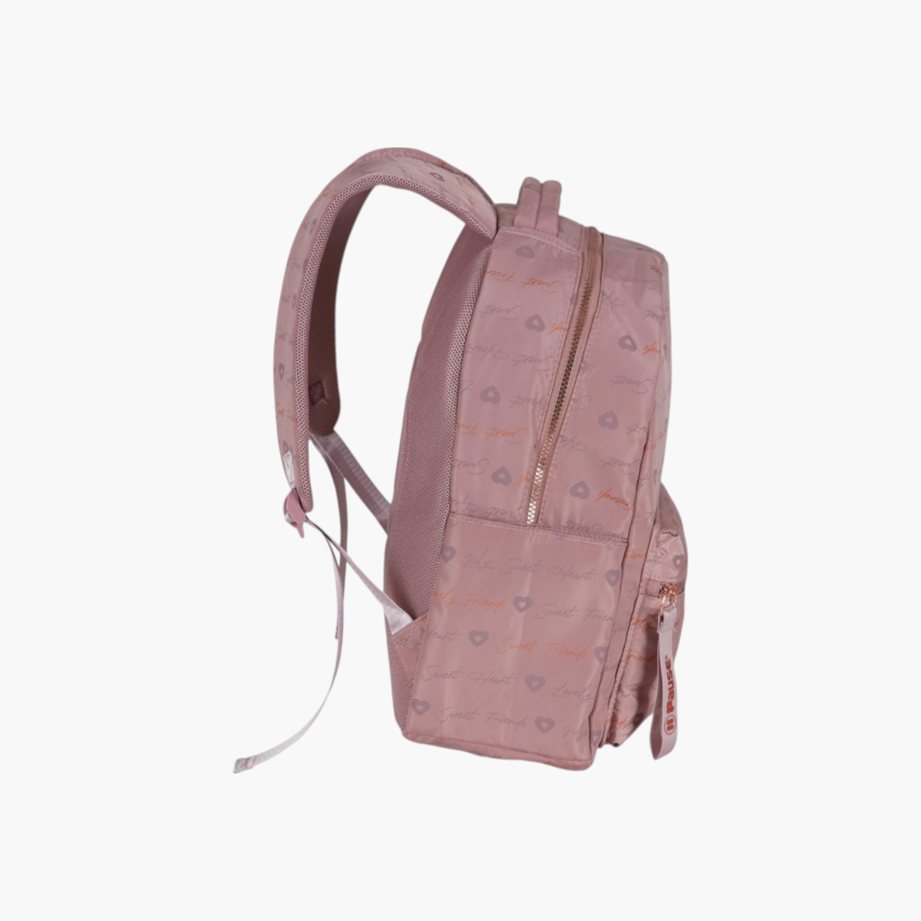 PAUSE Printed Backpack with Adjustable Straps and Zip Closure - 6x12x21 cms-school-bagsandbackpacks-backpacks-image-3