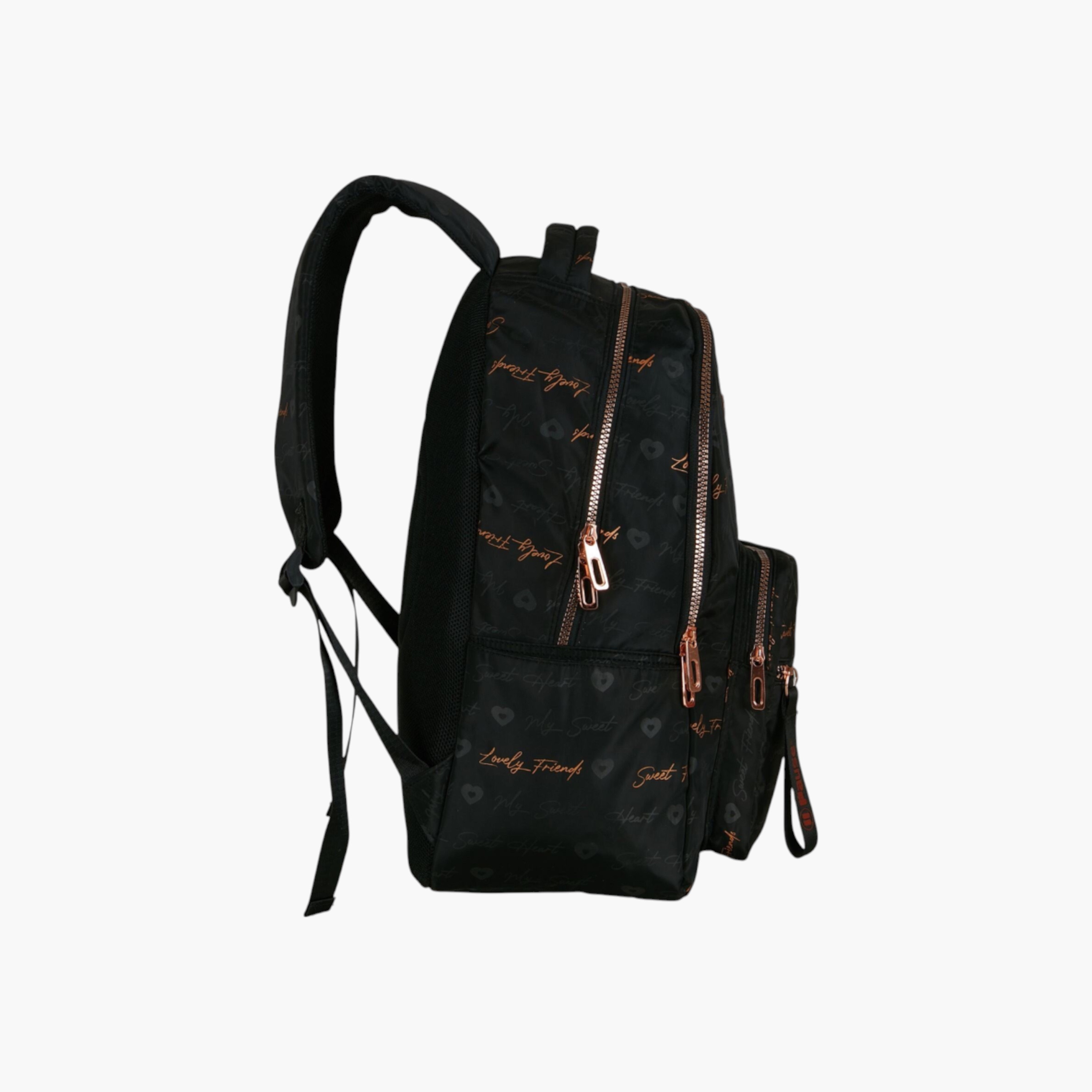 شنطة ظهر بأحزمة قابلة للتعديل وسحاب إغلاق وطبعات من بوز - 6x12x21 سم-school-bagsandbackpacks-backpacks-image-2
