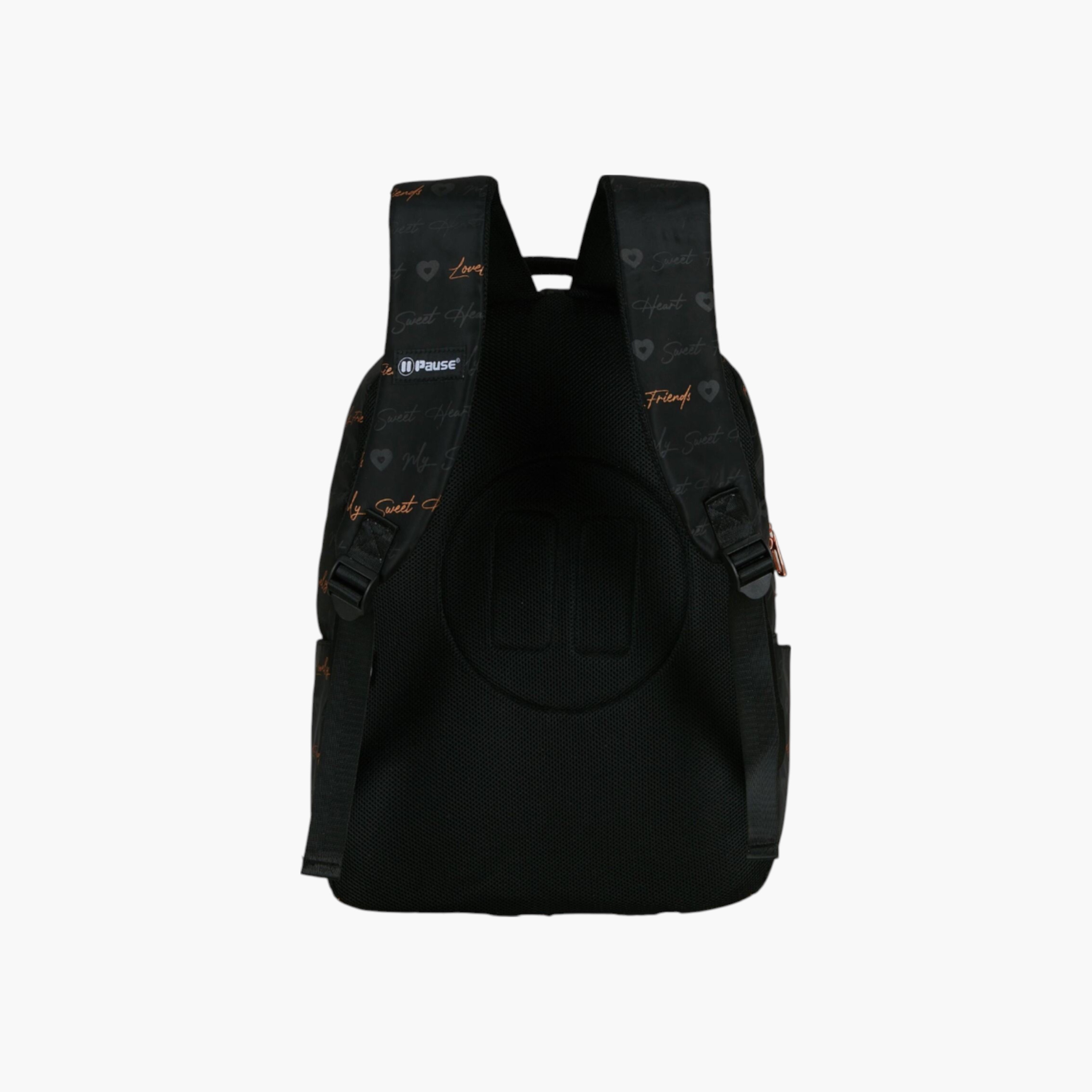 PAUSE Printed Backpack with Adjustable Straps and Zip Closure - 6x12x21 cms-school-bagsandbackpacks-backpacks-image-3