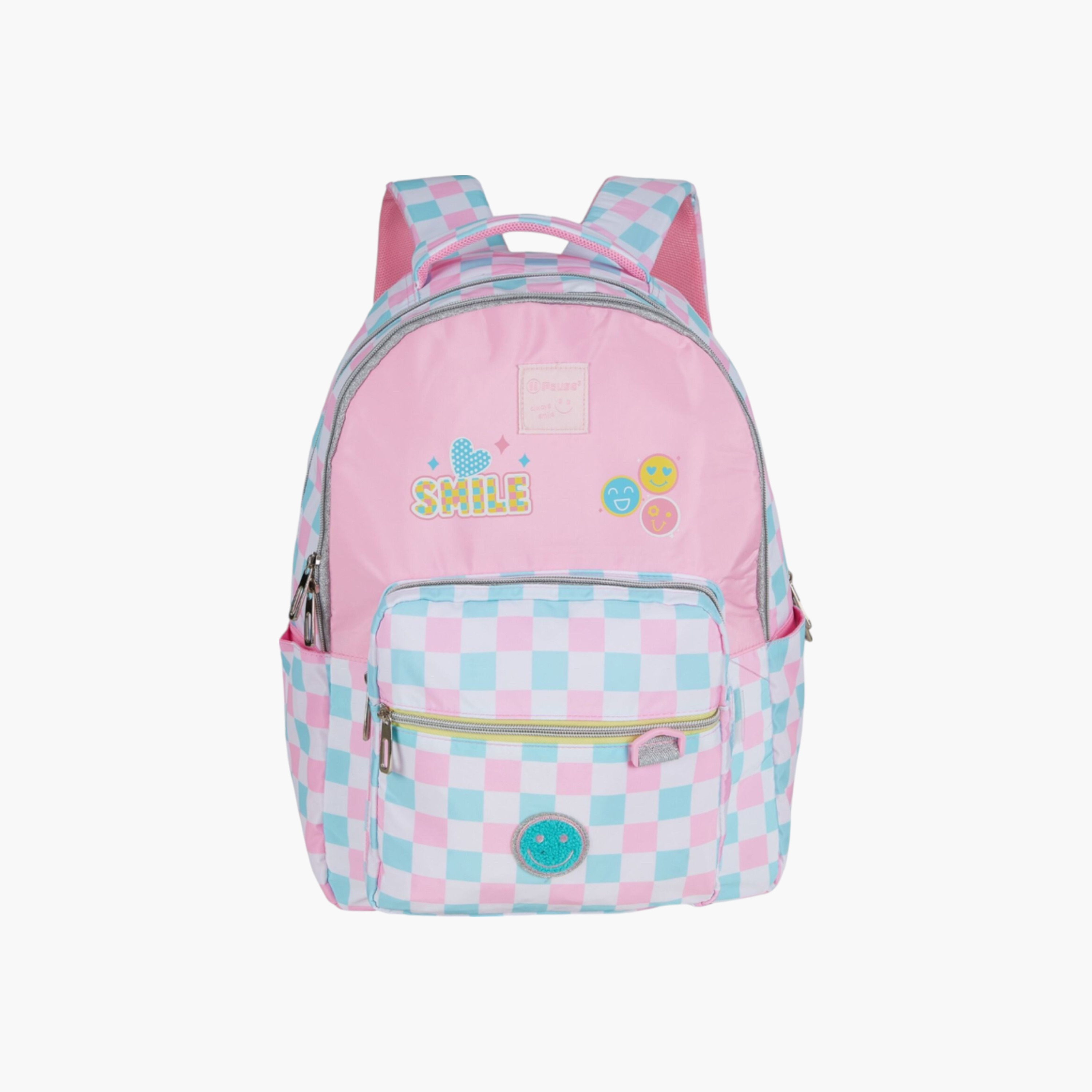 PAUSE Printed Backpack with Adjustable Straps and Zip Closure - 6x12x21 cms-school-bagsandbackpacks-backpacks-image-1
