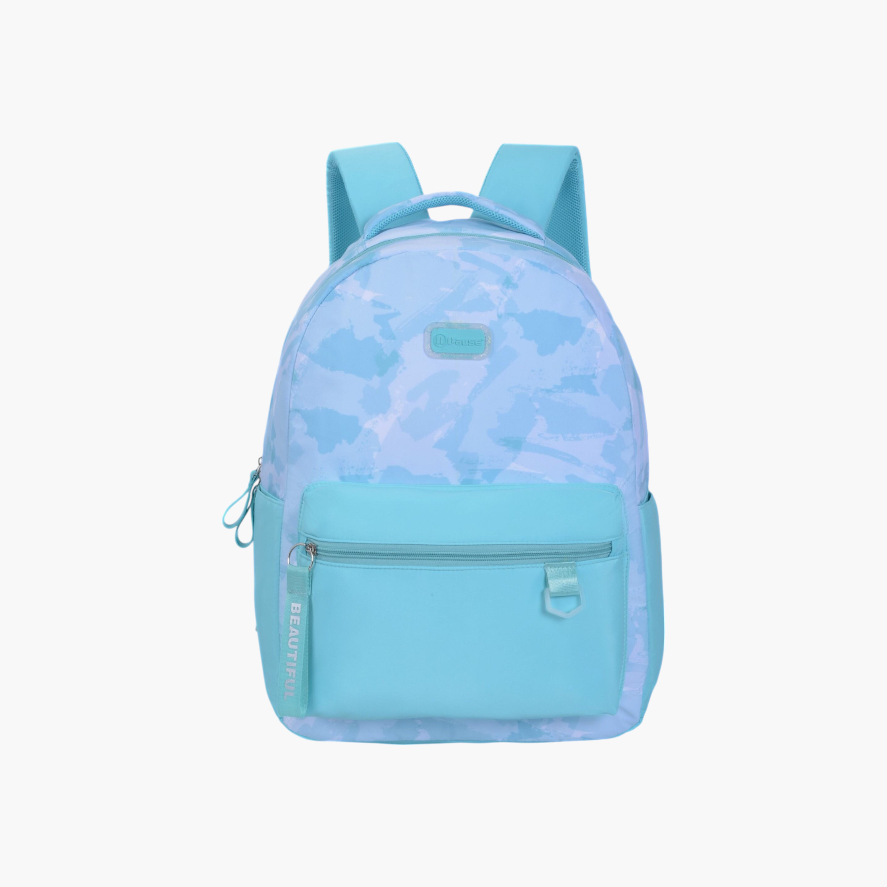 شنطة ظهر بأحزمة قابلة للتعديل وسحاب إغلاق وطبعات من بوز - 6x12x21 سم-school-bagsandbackpacks-backpacks-image-1