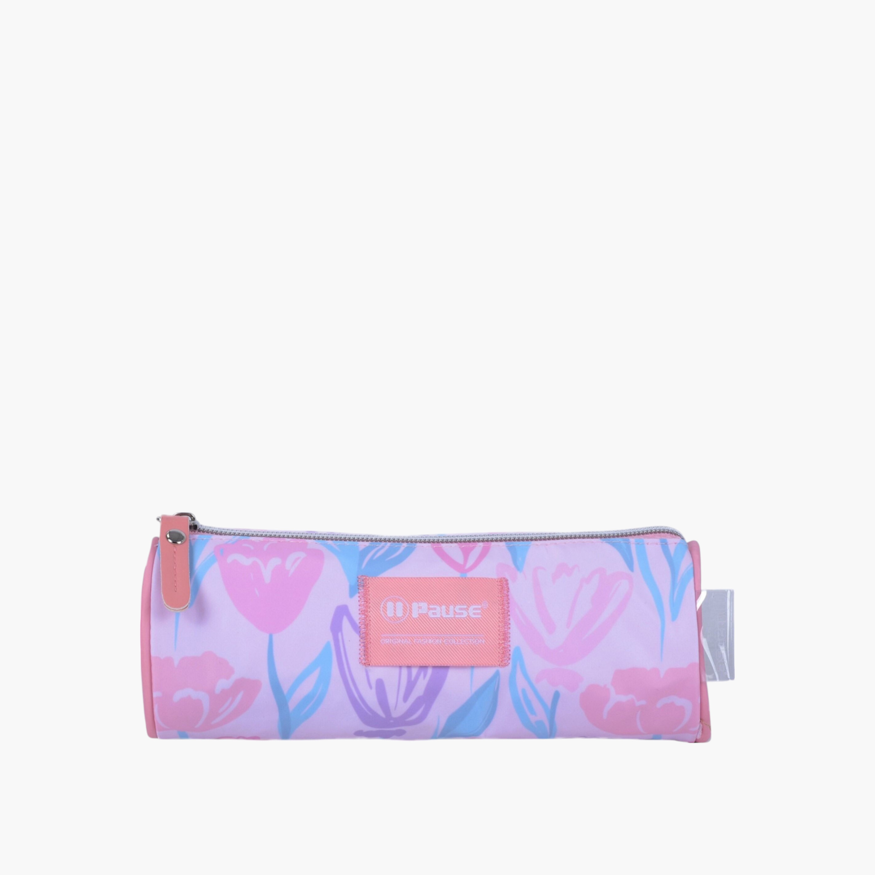 PAUSE Floral Print Pencil Pouch with Zip Closure-school-stationery-pencilcases-image-1