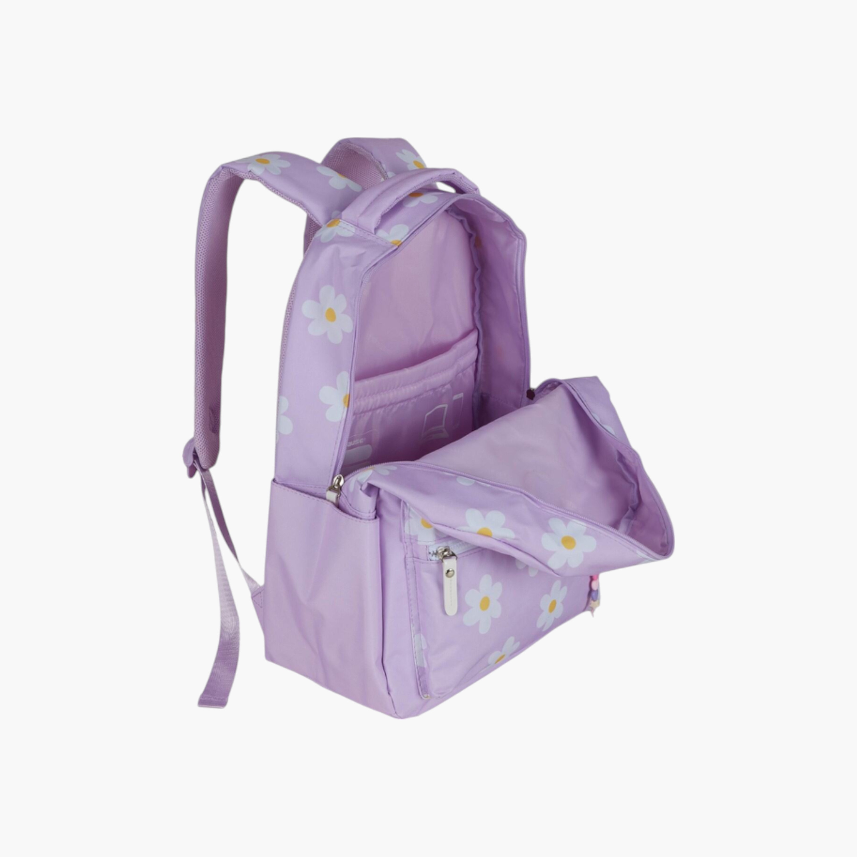 PAUSE Printed School Backpack with Adjustable Shoulder Straps - 12x21 cms-school-bagsandbackpacks-backpacks-image-4