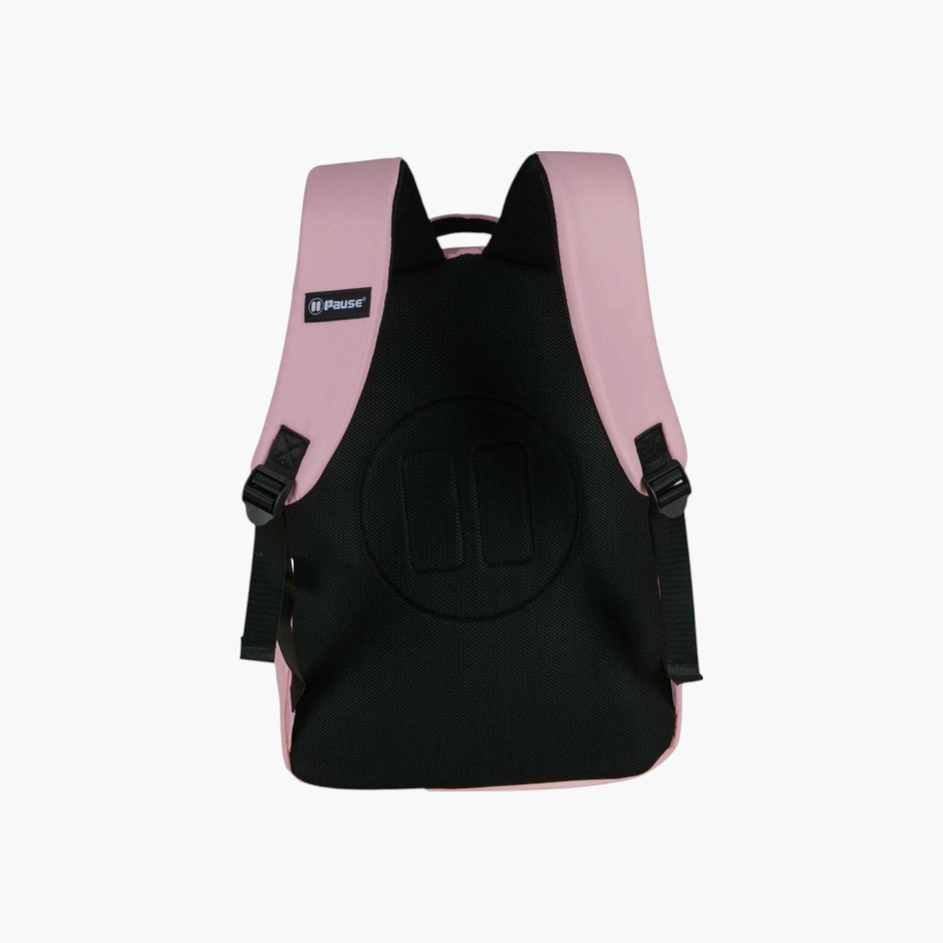 PAUSE Solid Backpack with Adjustable Straps and Zip Closure - 6x12x21 cms-school-bagsandbackpacks-backpacks-image-4