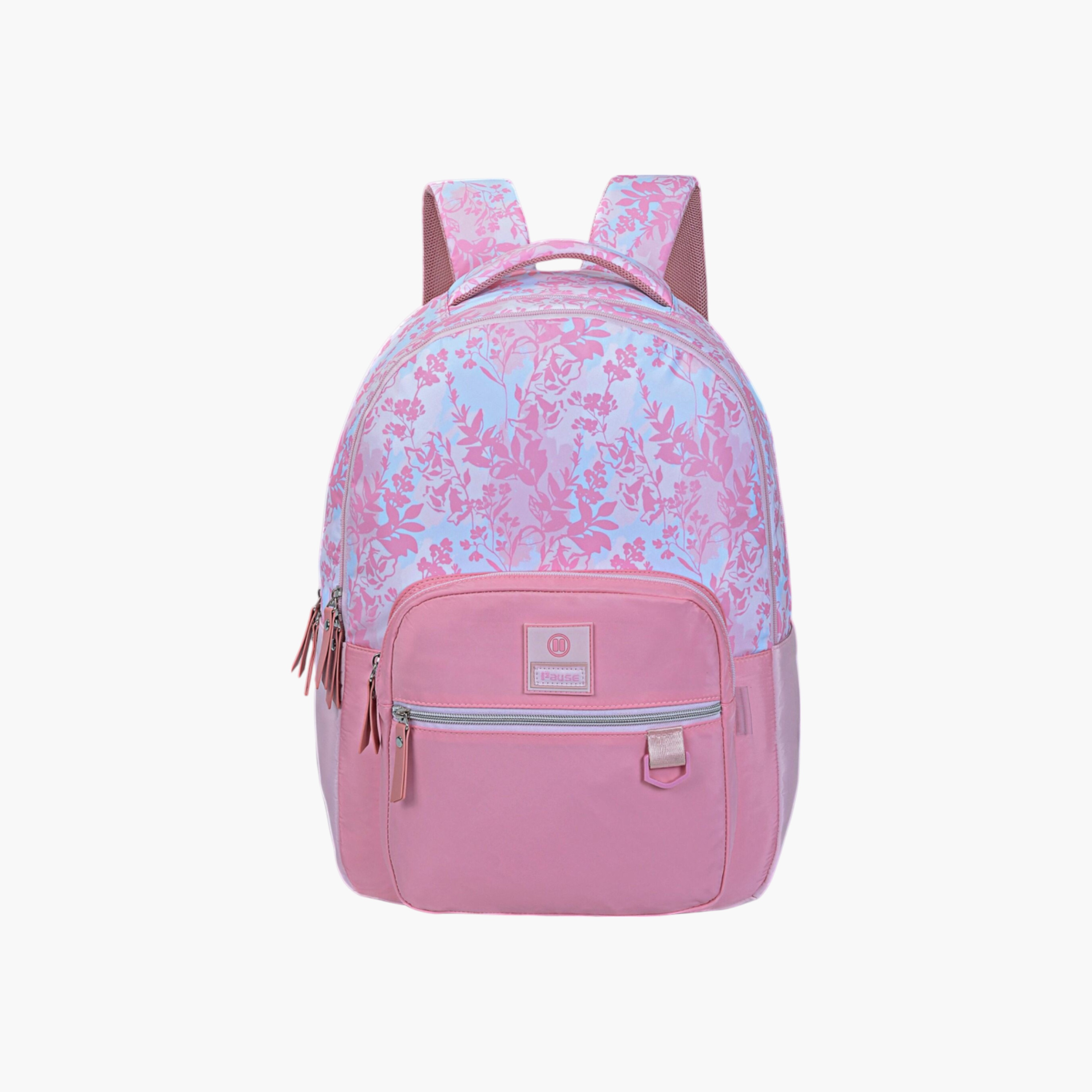 PAUSE Printed Backpack with Adjustable Straps and Zip Closure - 6x12x21 cms-school-bagsandbackpacks-backpacks-image-1