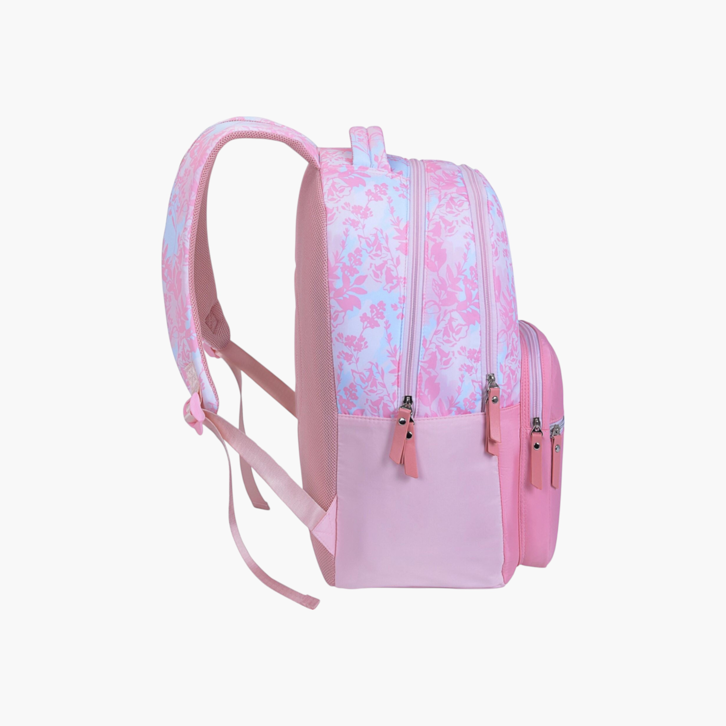 PAUSE Printed Backpack with Adjustable Straps and Zip Closure - 6x12x21 cms-school-bagsandbackpacks-backpacks-image-2