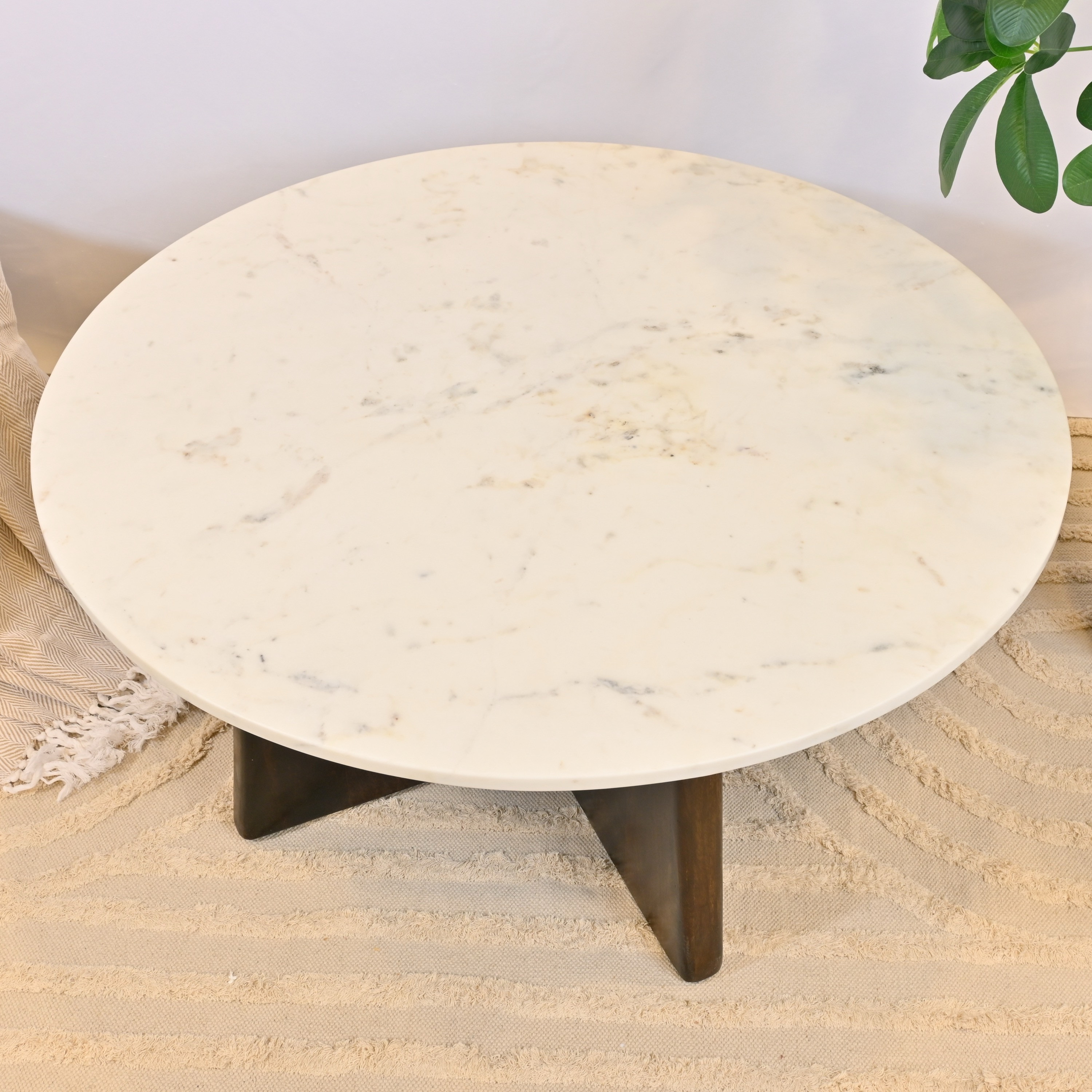 Crafted by Lifestyle Marble Top Coffee Table-furniture-livingroom-coffeetables-image-2