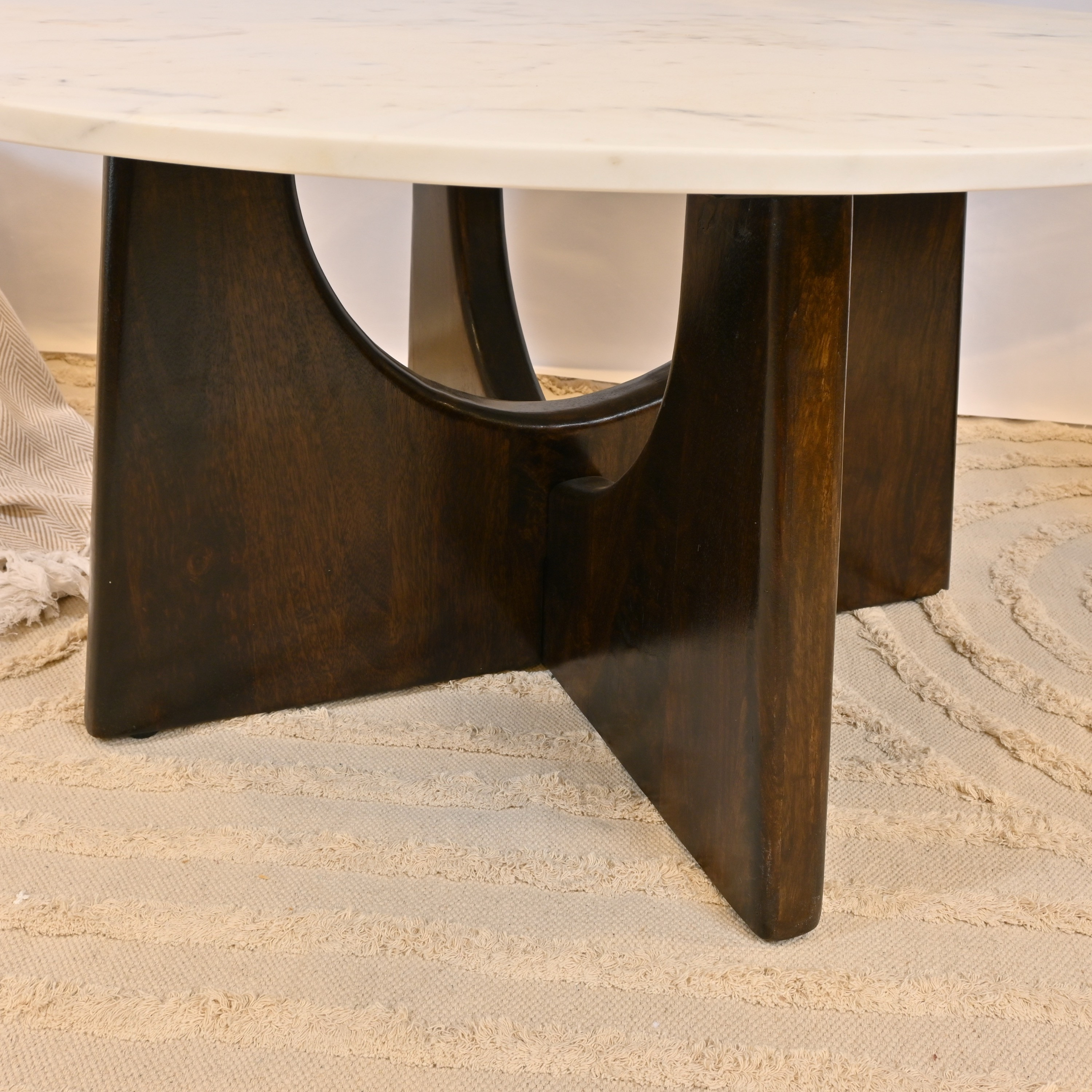 Crafted by Lifestyle Marble Top Coffee Table-furniture-livingroom-coffeetables-image-3