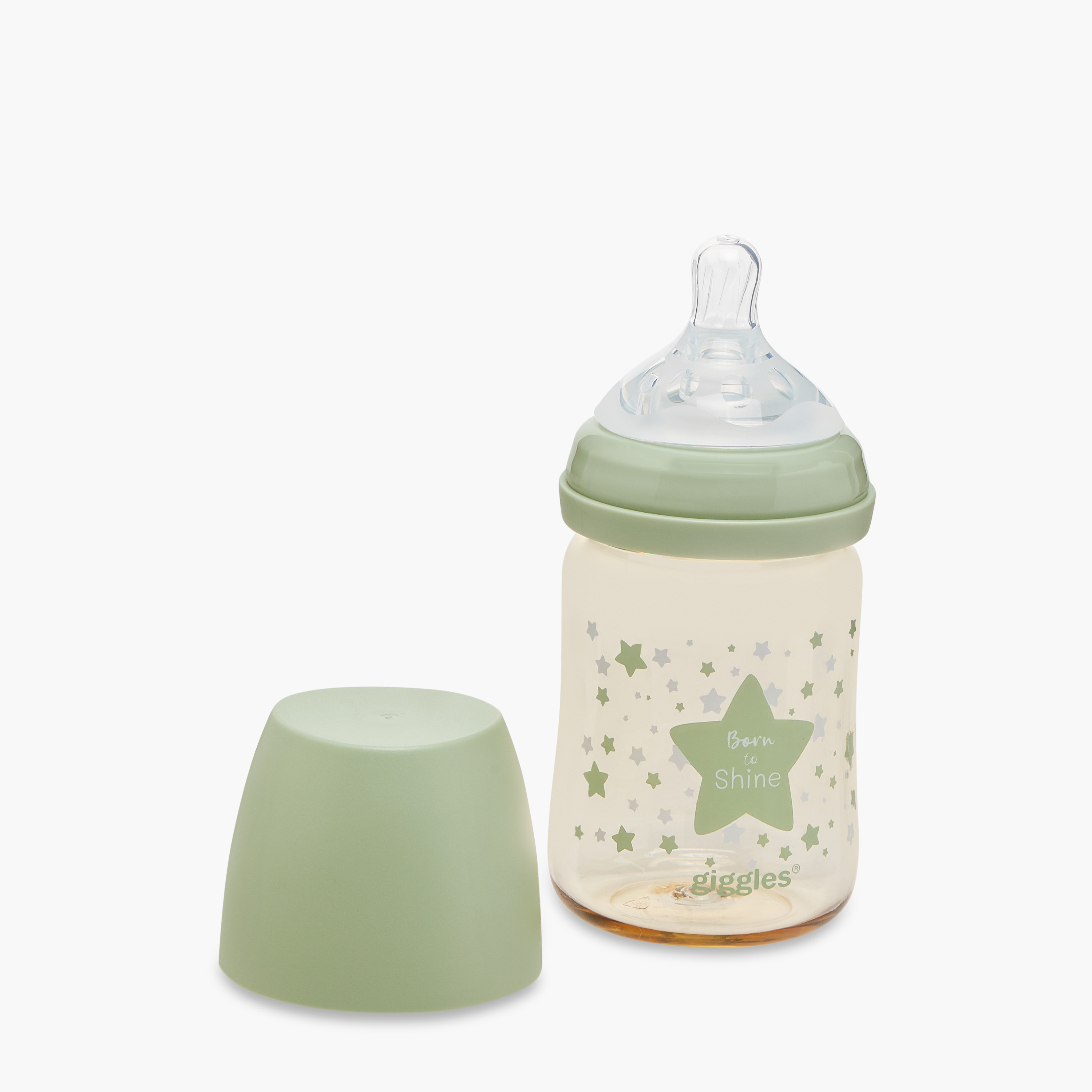 Giggles Star Print Feeding Bottle - 150 ml (0 months+)-baby-feeding-feedingbottles-bottlesandteats-image-3