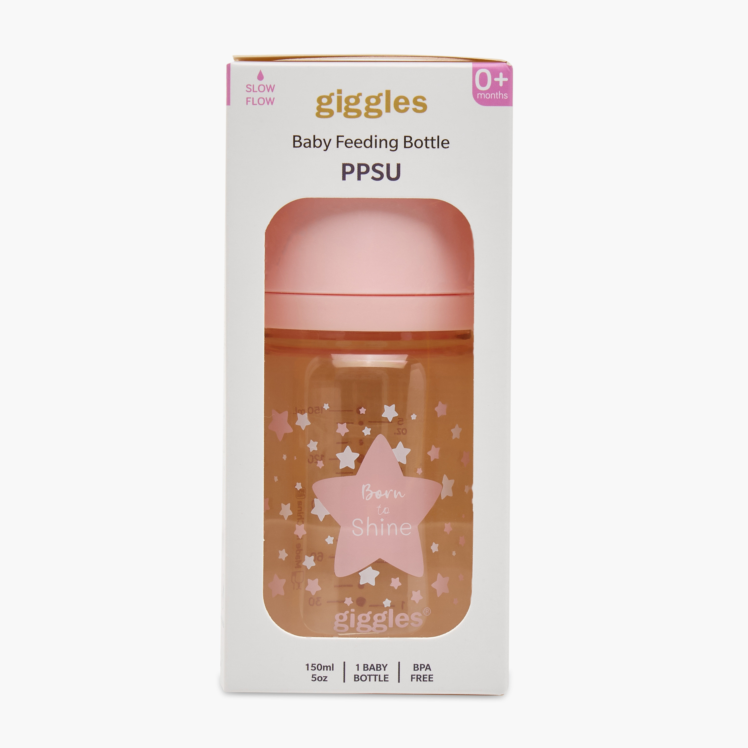 Giggles Feeding Bottle with Anti-Colic Valve, 160 ml-baby-feeding-feedingbottles-bottlesandteats-image-11