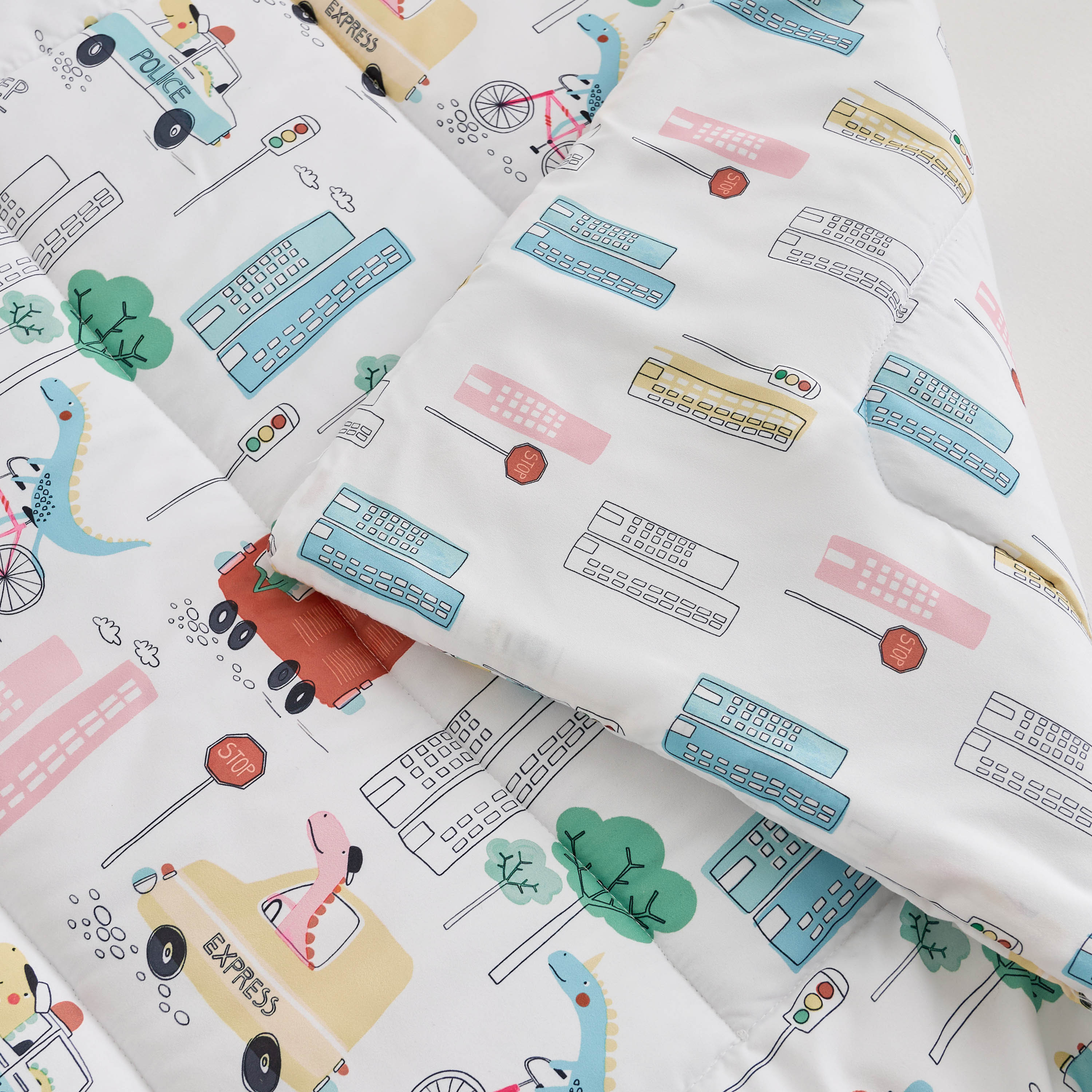Juniors Baby Bedding Set with Dinosaur Print, 90x130 cm-baby-nursery-babybedding-image-6