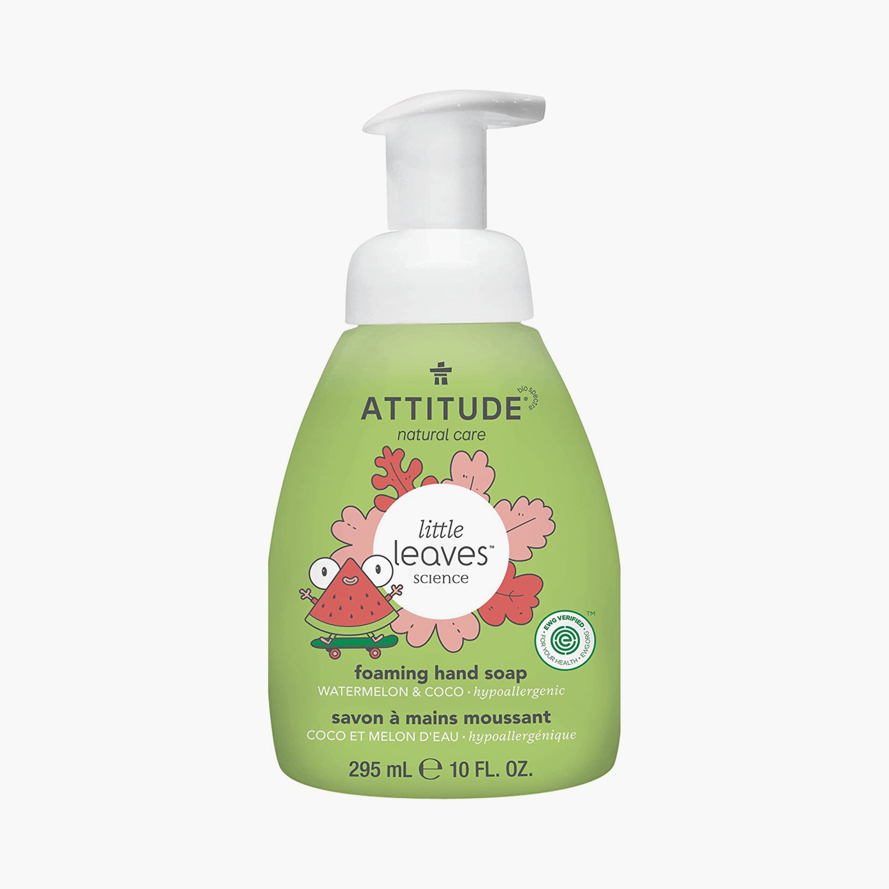 Attitude Watermelon & Coco Foaming Hand Soap - 295 ml-baby-bathandcare-hairbodyskincare-image-1