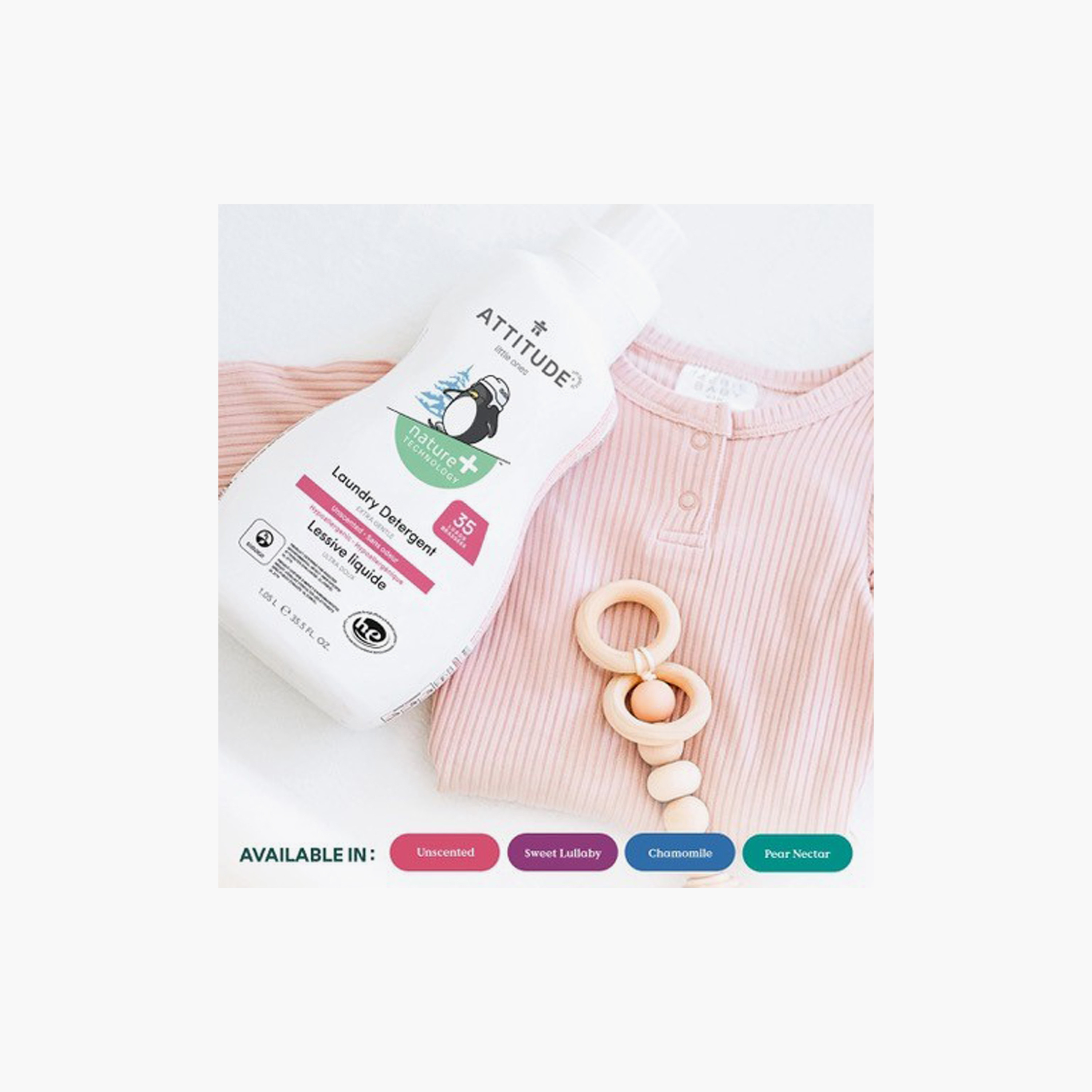 Attitude Soothing Chamomille Laundry Detergent - 1.05 Litre-baby-feeding-cleaningliquids-image-2