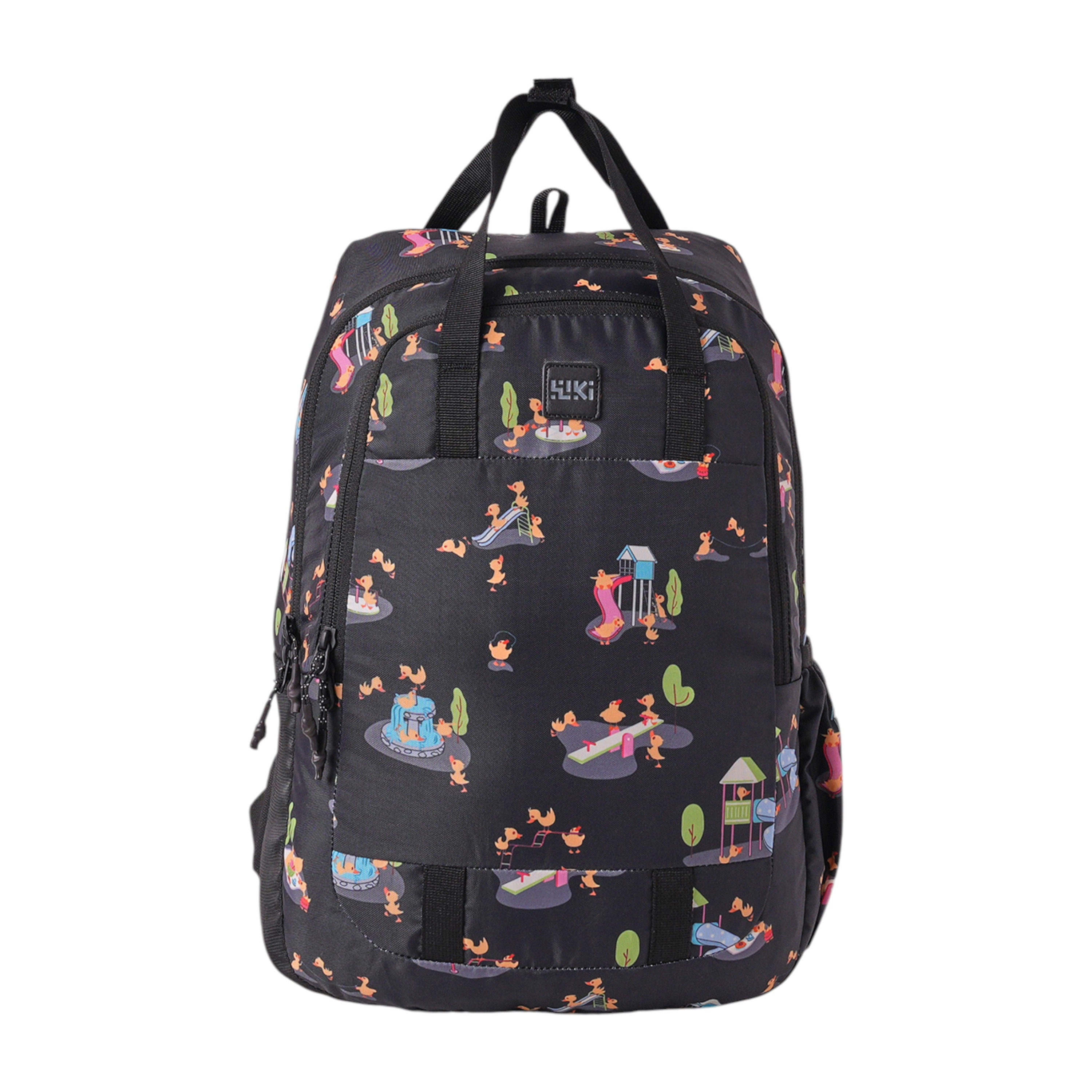 Wildcraft Wiki Printed Backpack with Adjustable Straps and Zip Closure - 16x16x42 cms-school-bagsandbackpacks-backpacks-image-1