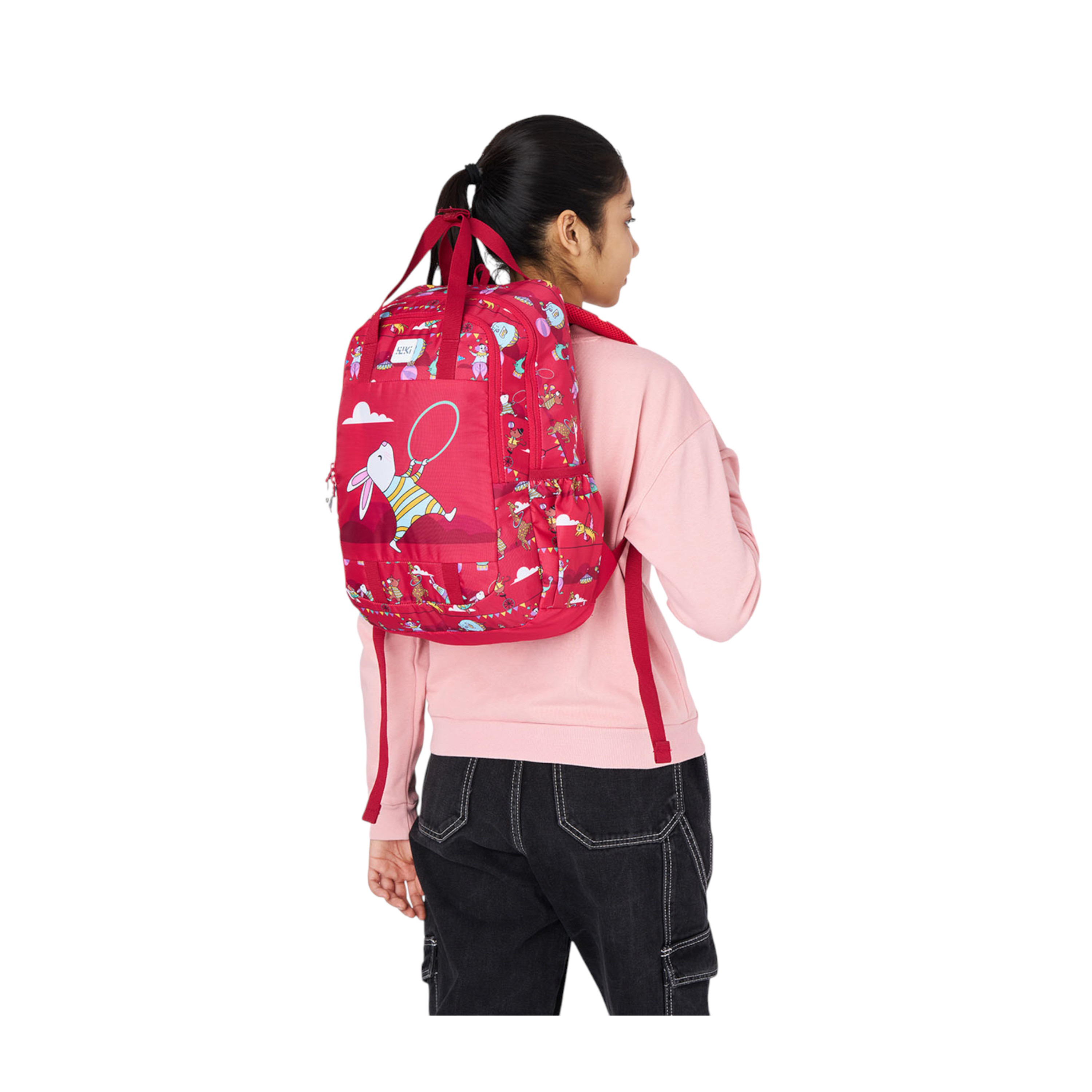 Wildcraft Wiki Printed School Backpack with Adjustable Shoulder Straps - 16x16x42 cms-school-bagsandbackpacks-backpacks-image-3
