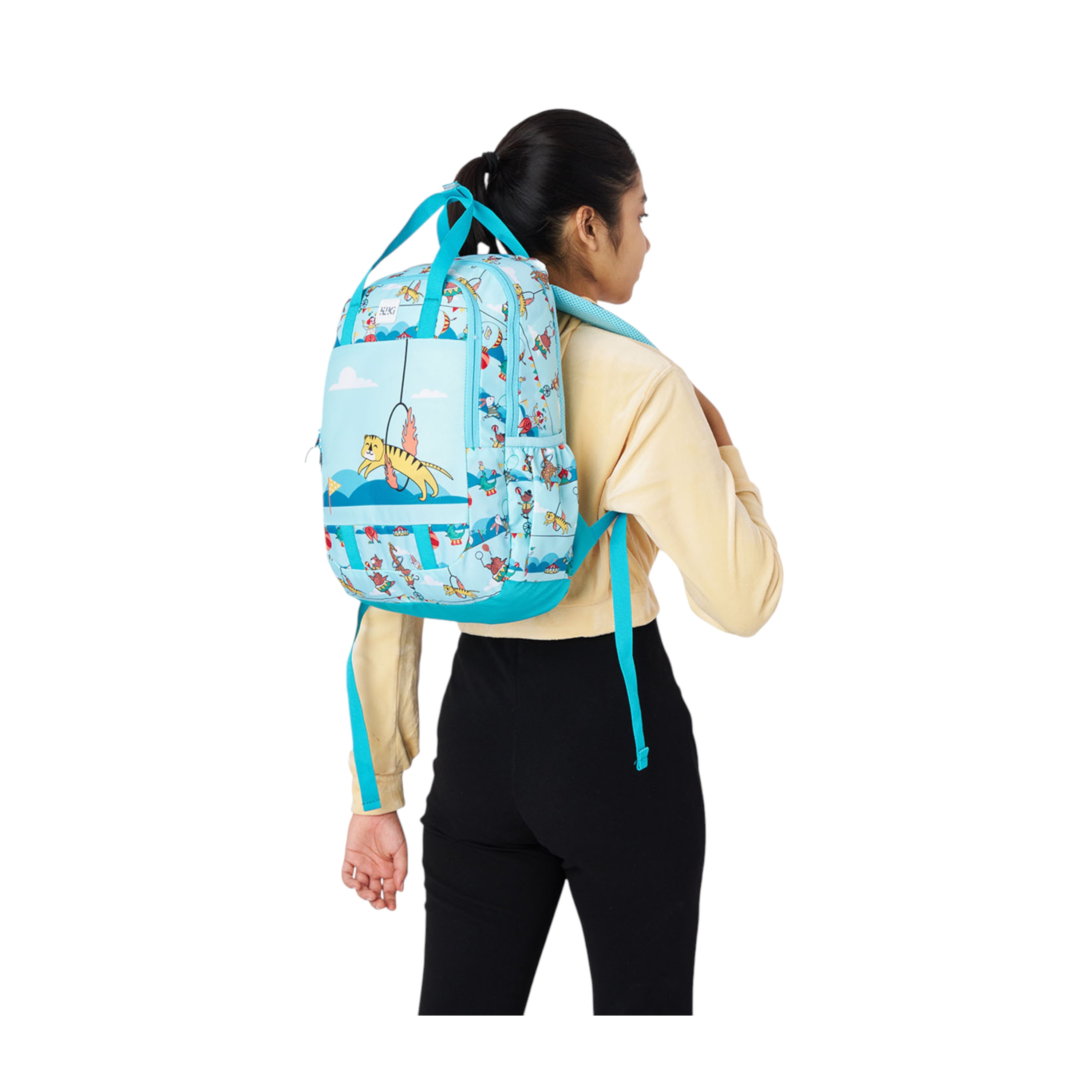 Wildcraft Wiki Printed School Backpack with Adjustable Shoulder Straps - 16x16x42 cms-school-bagsandbackpacks-backpacks-image-3