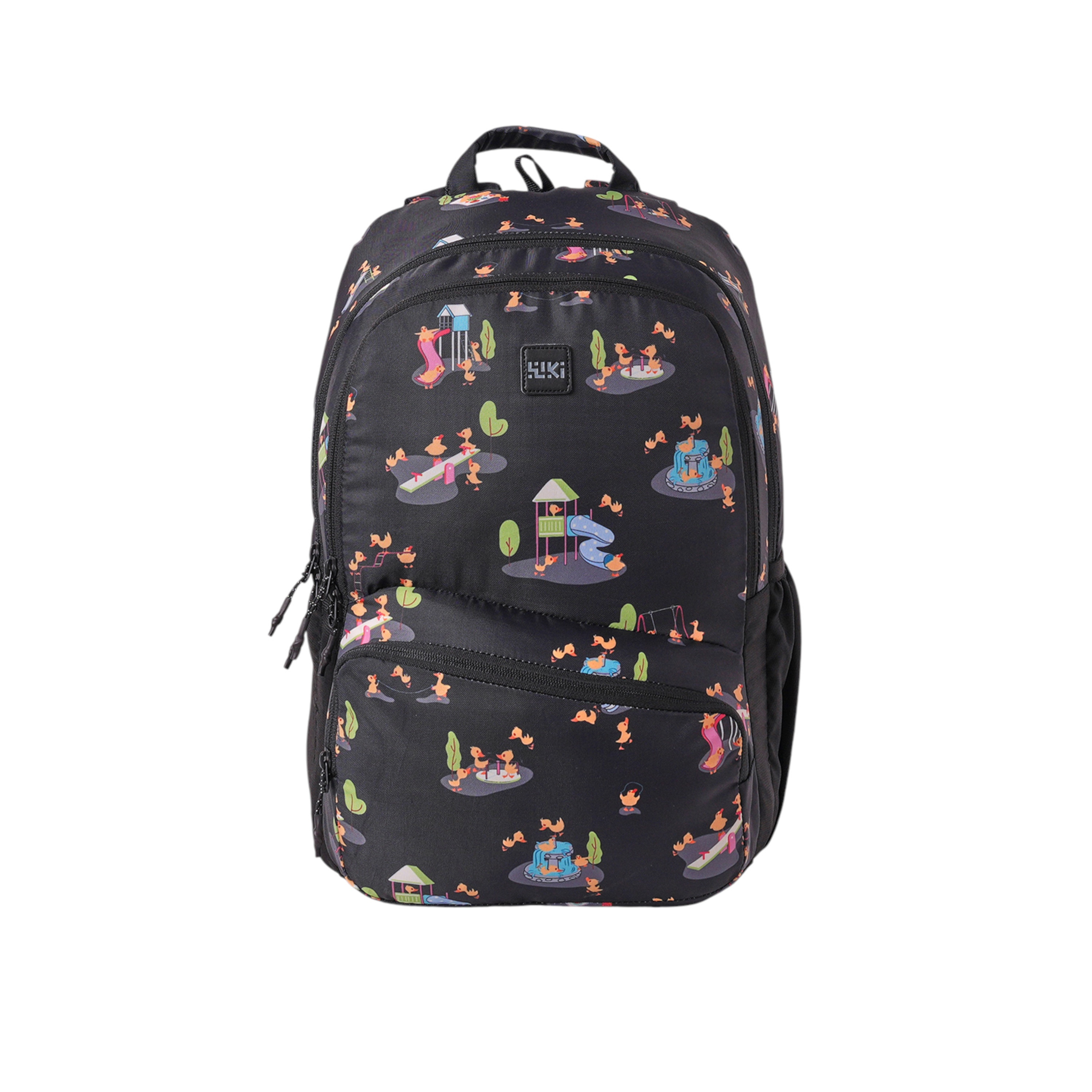 Wildcraft Wiki Duck Print School Backpack with Adjustable Shoulder Straps - 17x17x42 cms-school-bagsandbackpacks-backpacks-image-1
