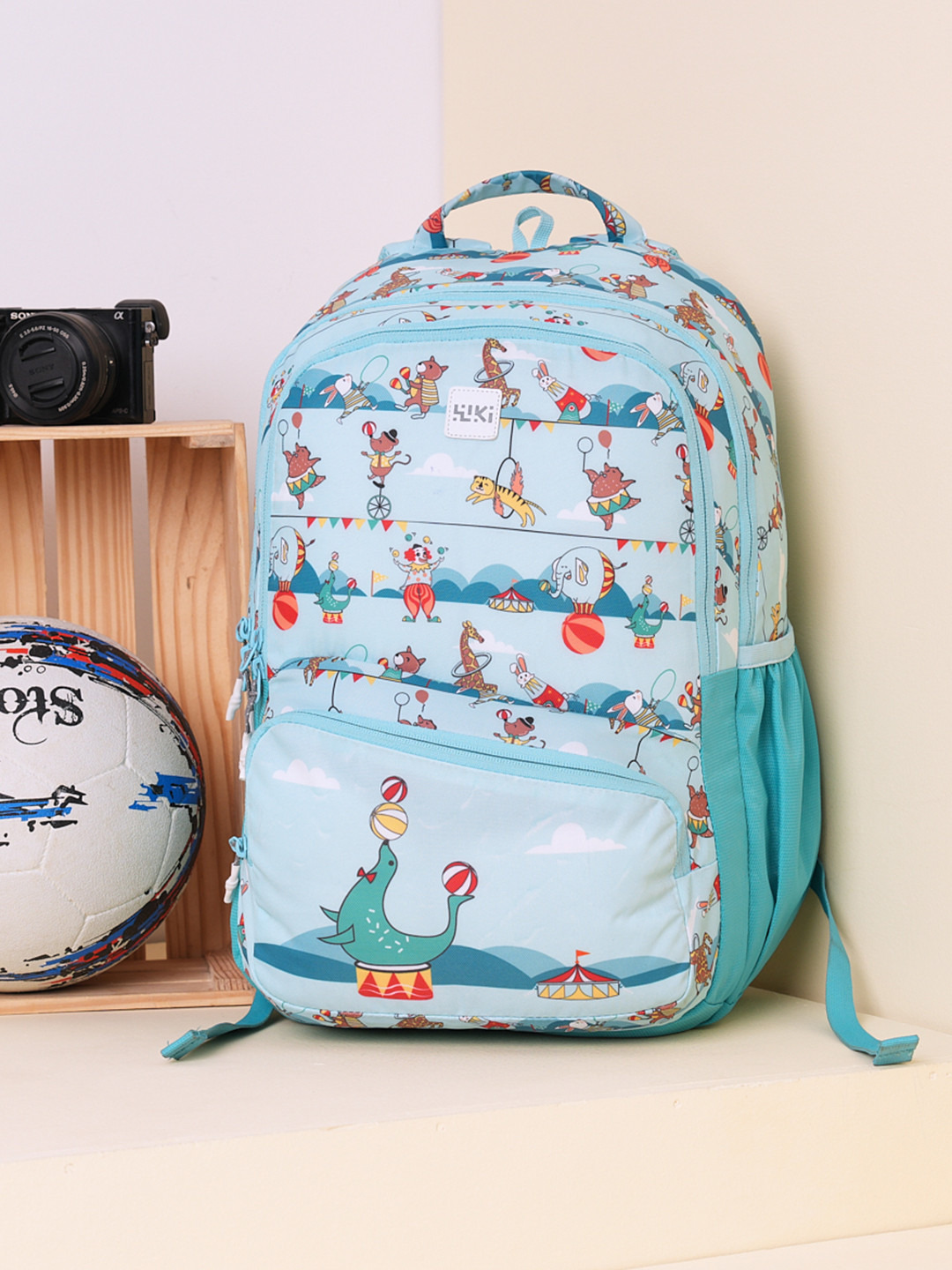 Wildcraft Wiki Printed School Backpack with Adjustable Shoulder Straps - 17x17x42 cms-school-bagsandbackpacks-backpacks-image-12