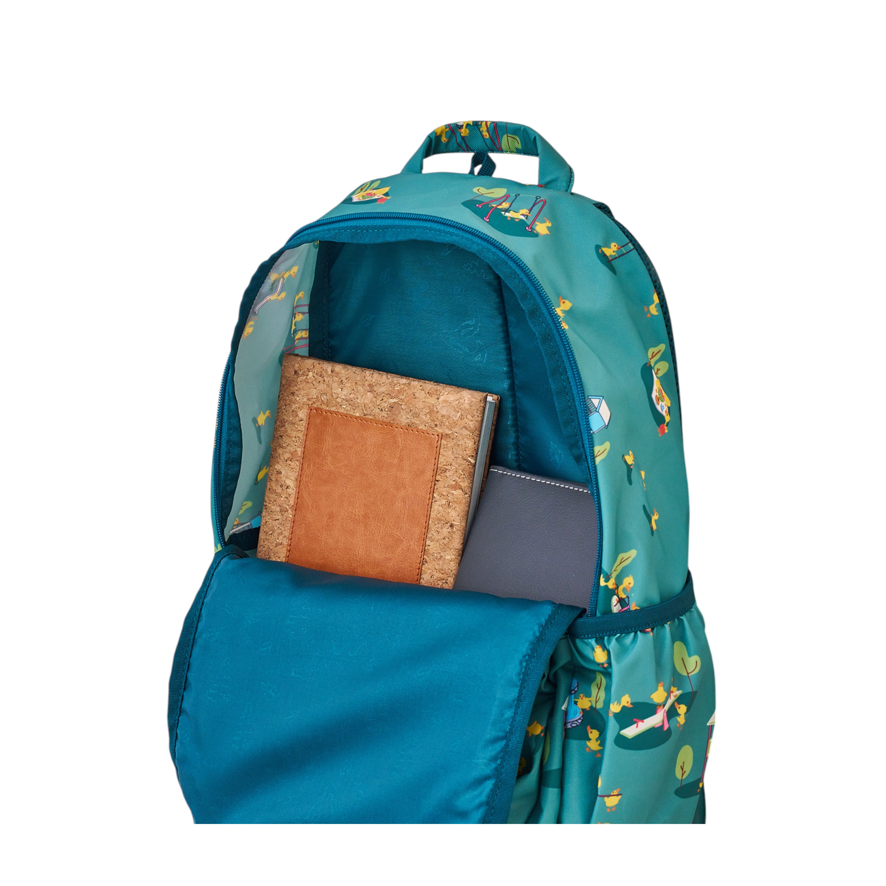 Wildcraft Wiki Duckling Print Backpack with Padded Straps - 23x23x42 cms-school-bagsandbackpacks-backpacks-image-11