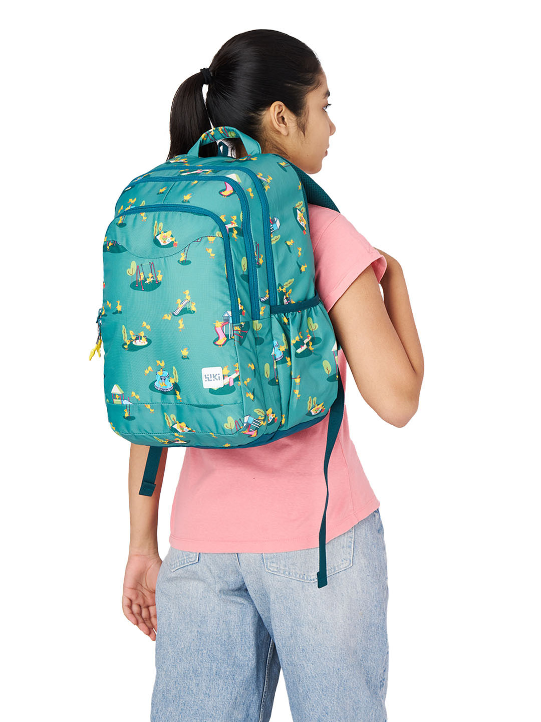 Wildcraft Wiki Duckling Print Backpack with Padded Straps - 23x23x42 cms-school-bagsandbackpacks-backpacks-image-4