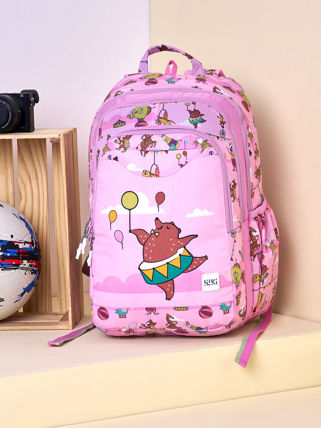 Wildcraft Wiki Printed Backpack with Adjustable Straps and Zip Closure - 23x23x42 cms-school-bagsandbackpacks-backpacks-image-12