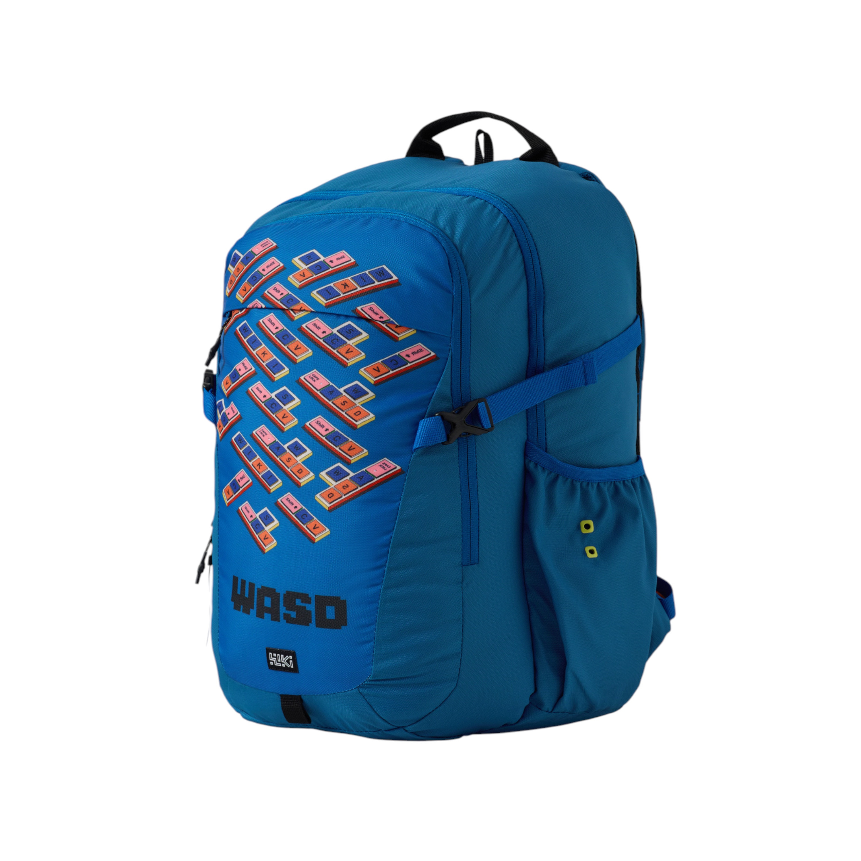 Wildcraft Wiki Printed Backpack with Adjustable Straps and Zip Closure - 23x23x47 cms-school-bagsandbackpacks-backpacks-image-3