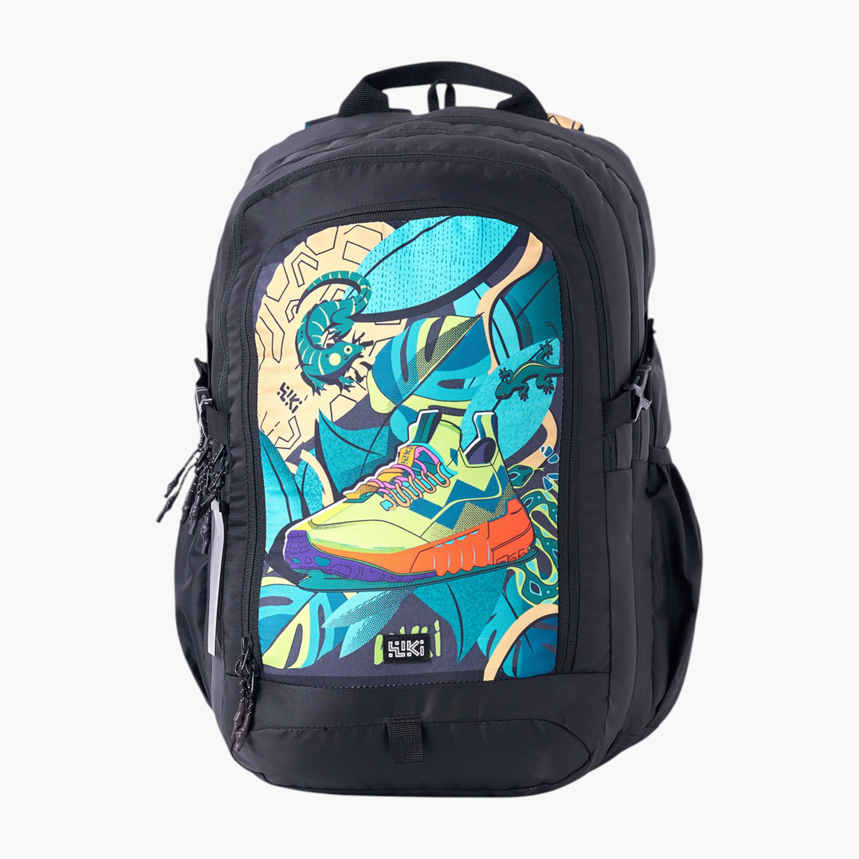Wildcraft Wiki Printed Backpack with Adjustable Straps and Zip Closure - 25x25x50 cms-school-bagsandbackpacks-backpacks-image-1