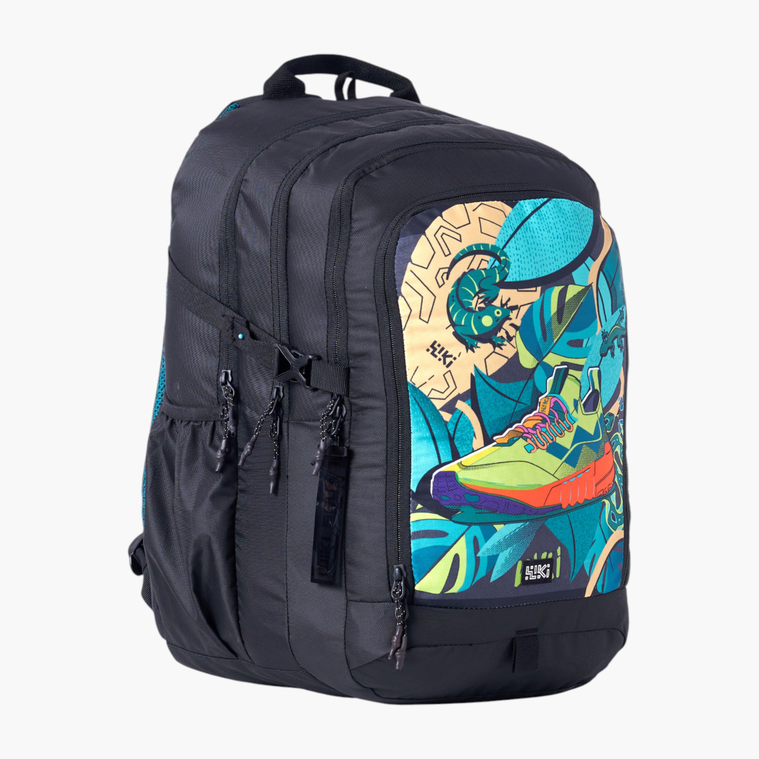 Wildcraft Wiki Printed Backpack with Adjustable Straps and Zip Closure - 25x25x50 cms-school-bagsandbackpacks-backpacks-image-6